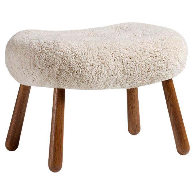 Arnold Madsen Sheepskin Clam Stool