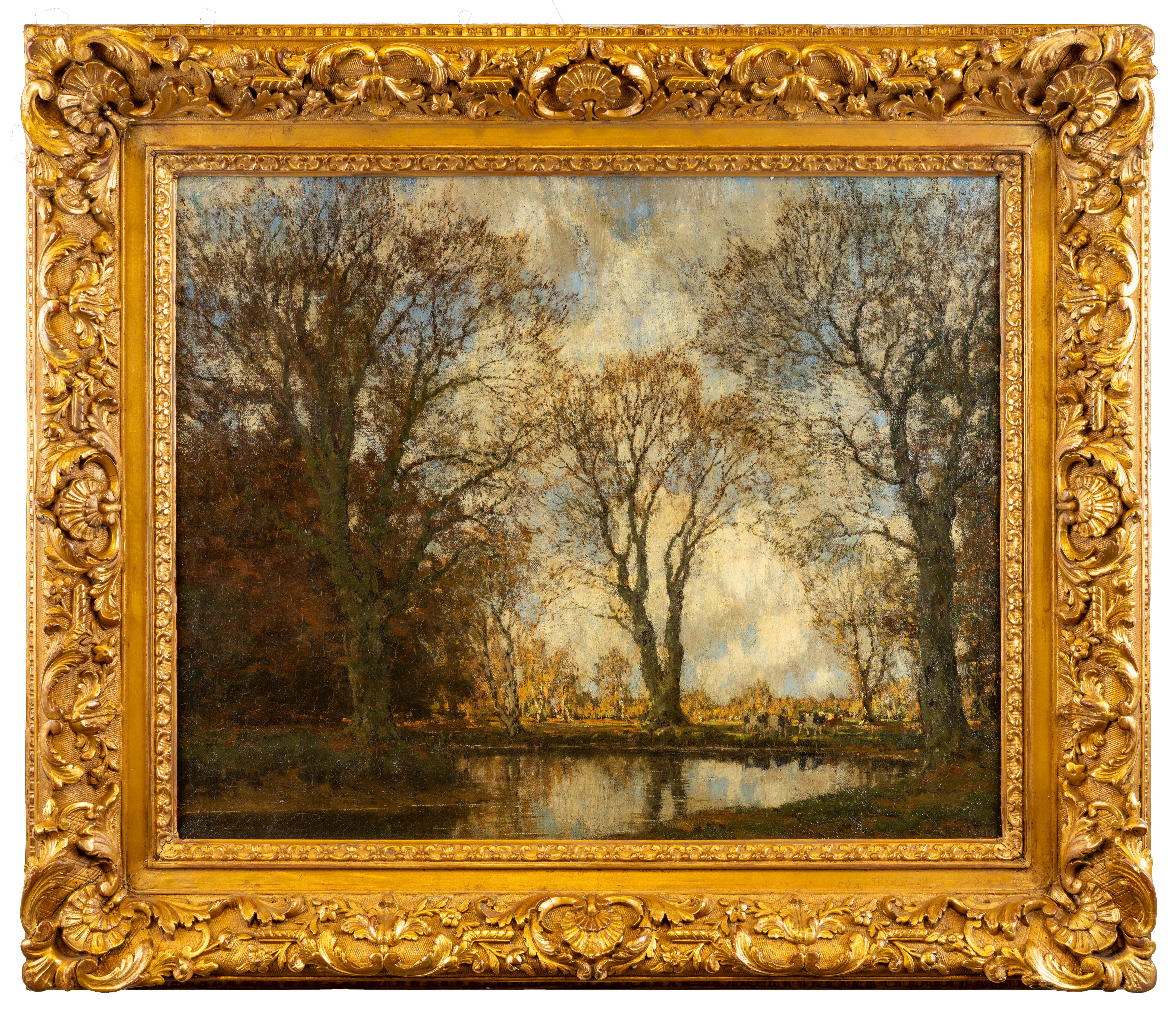 Arnold Marc Gorter Landscape Painting - An Autumn Landscape