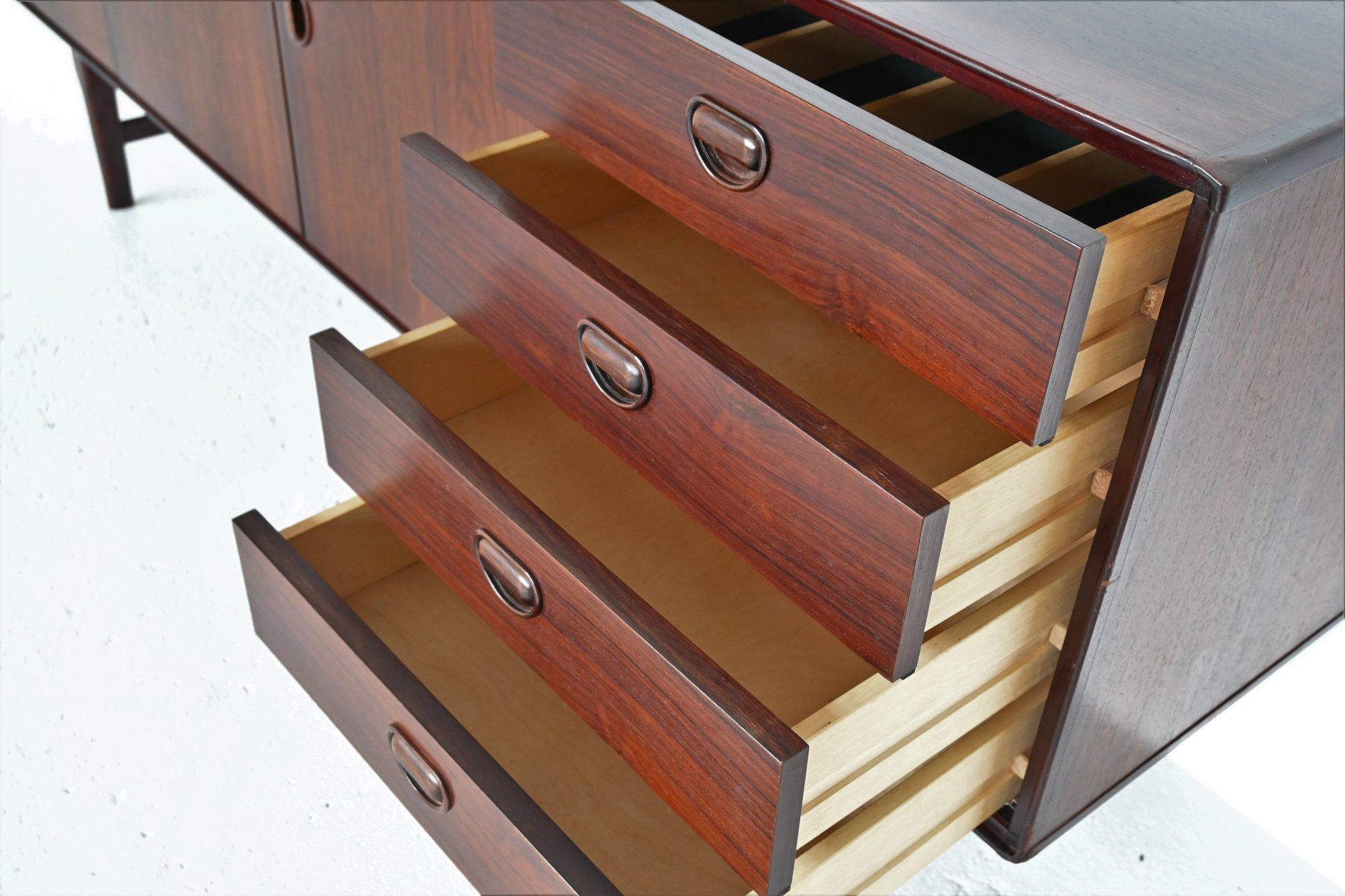 Arnold Merckx Jr. Rosewood Sideboard Fristho, Netherlands, 1969 1