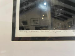 Portrait of Ansel Adams at his home Carmel Highlands, California