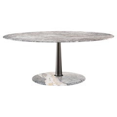 Mesa de comedor redonda de mármol Arnold de Paolo Rizzato