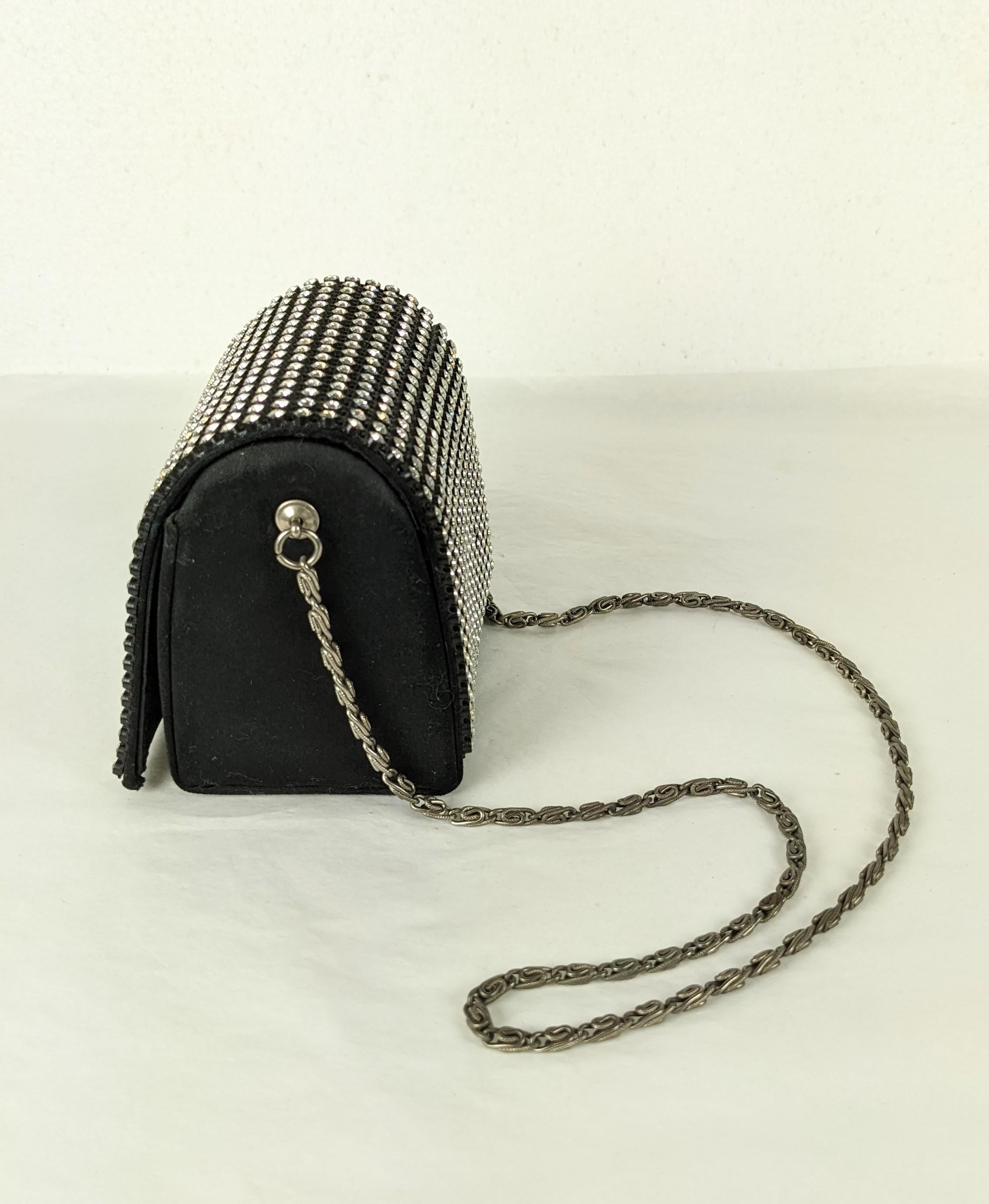 Arnold Scassi Pave Box Bag In Good Condition For Sale In New York, NY