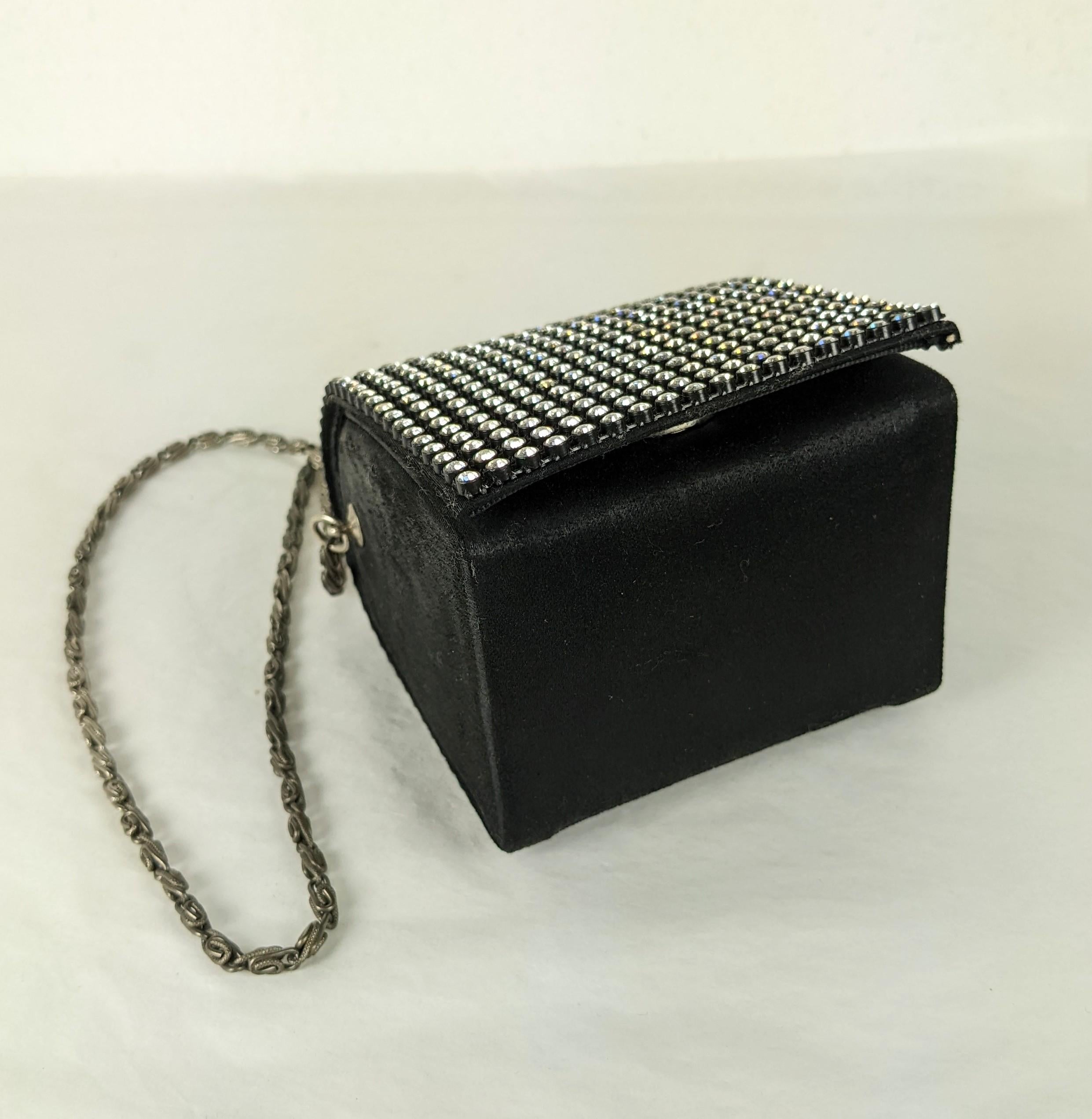 Arnold Scassi Pave Box Bag For Sale 2