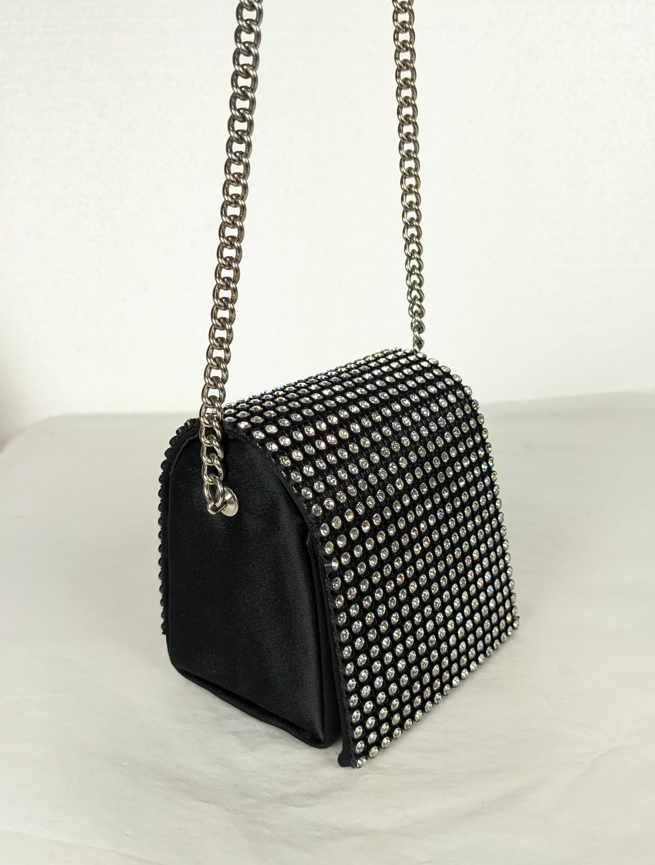 Arnold Scassi Pave Cube Novelty Bag In Good Condition For Sale In New York, NY
