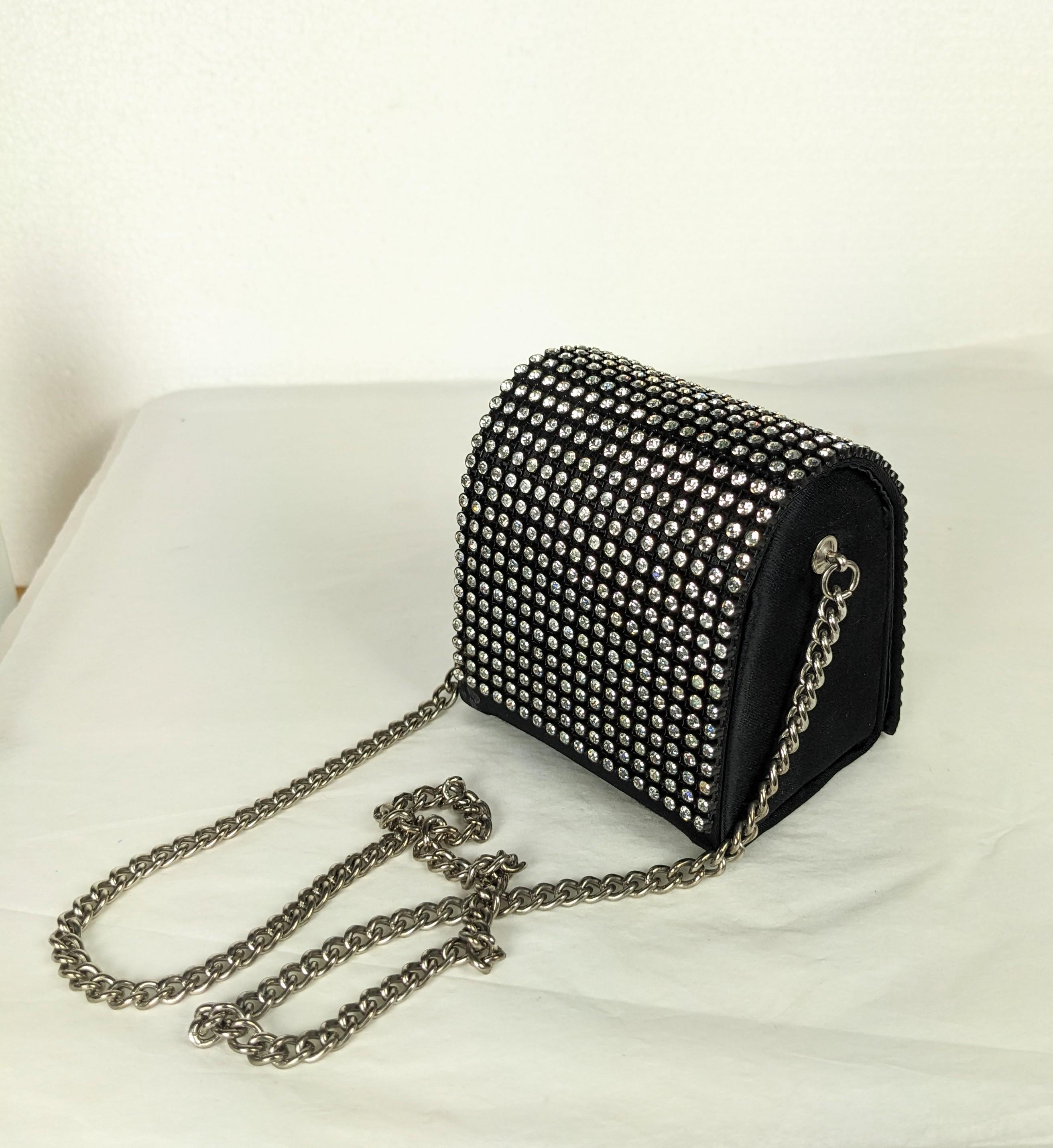 Women's Arnold Scassi Pave Cube Novelty Bag For Sale