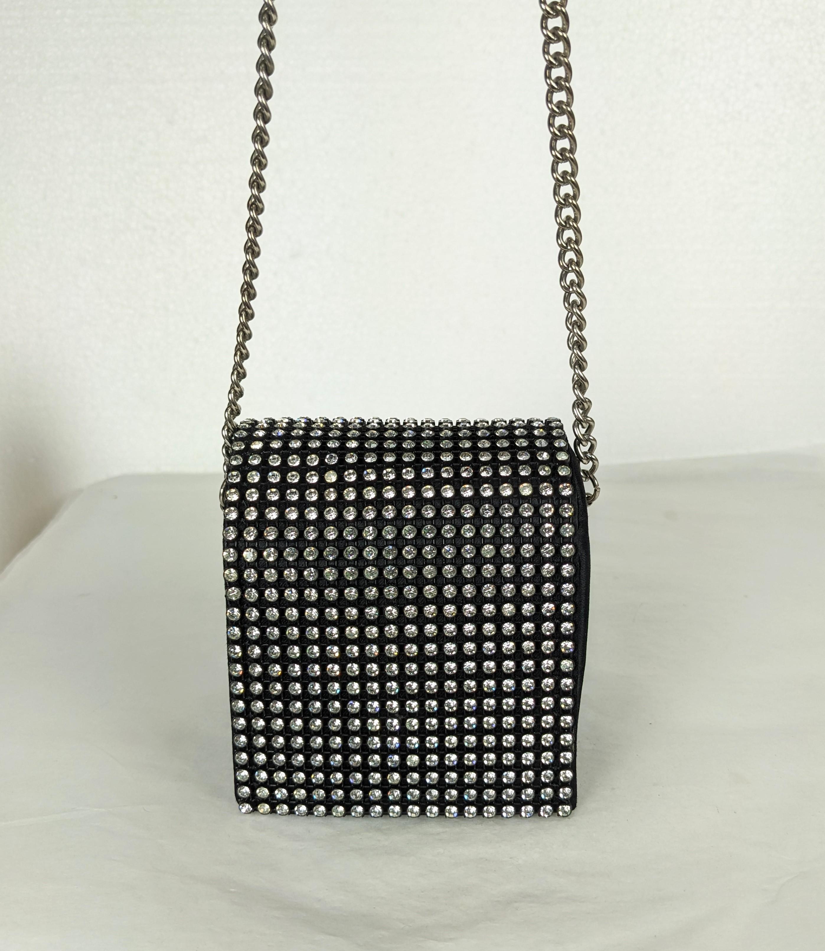 Arnold Scassi Pave Cube Novelty Bag For Sale 1