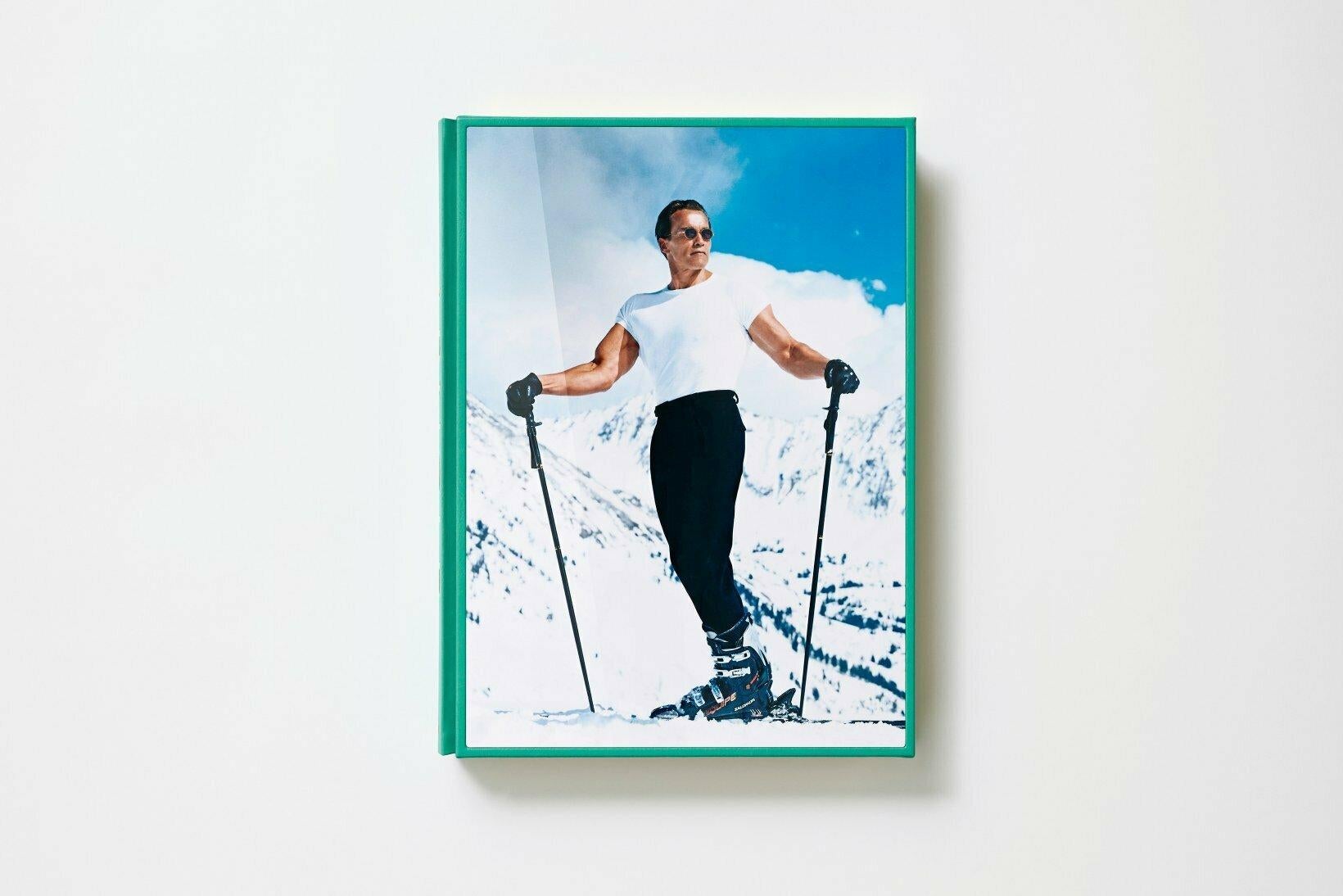 Italian Arnold Schwarzenegger, Collector’s Edition Signed Book with Aluminum Print Cover For Sale
