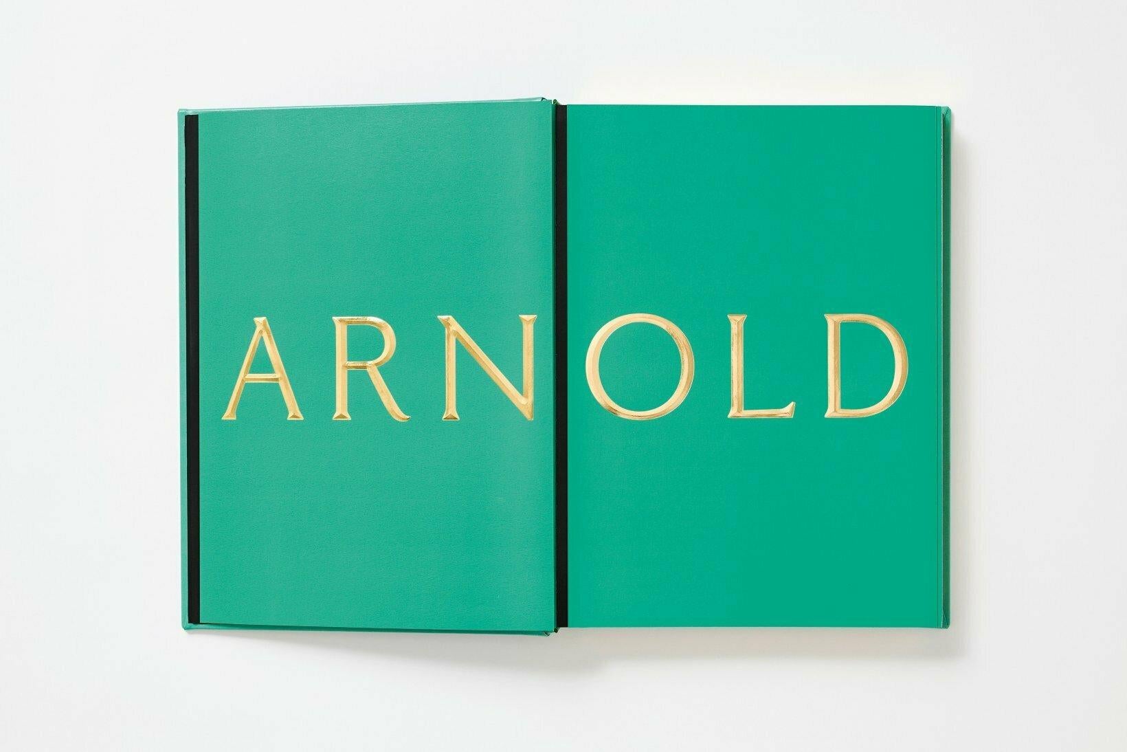 Embossed Arnold Schwarzenegger, Collector’s Edition Signed Book with Aluminum Print Cover For Sale
