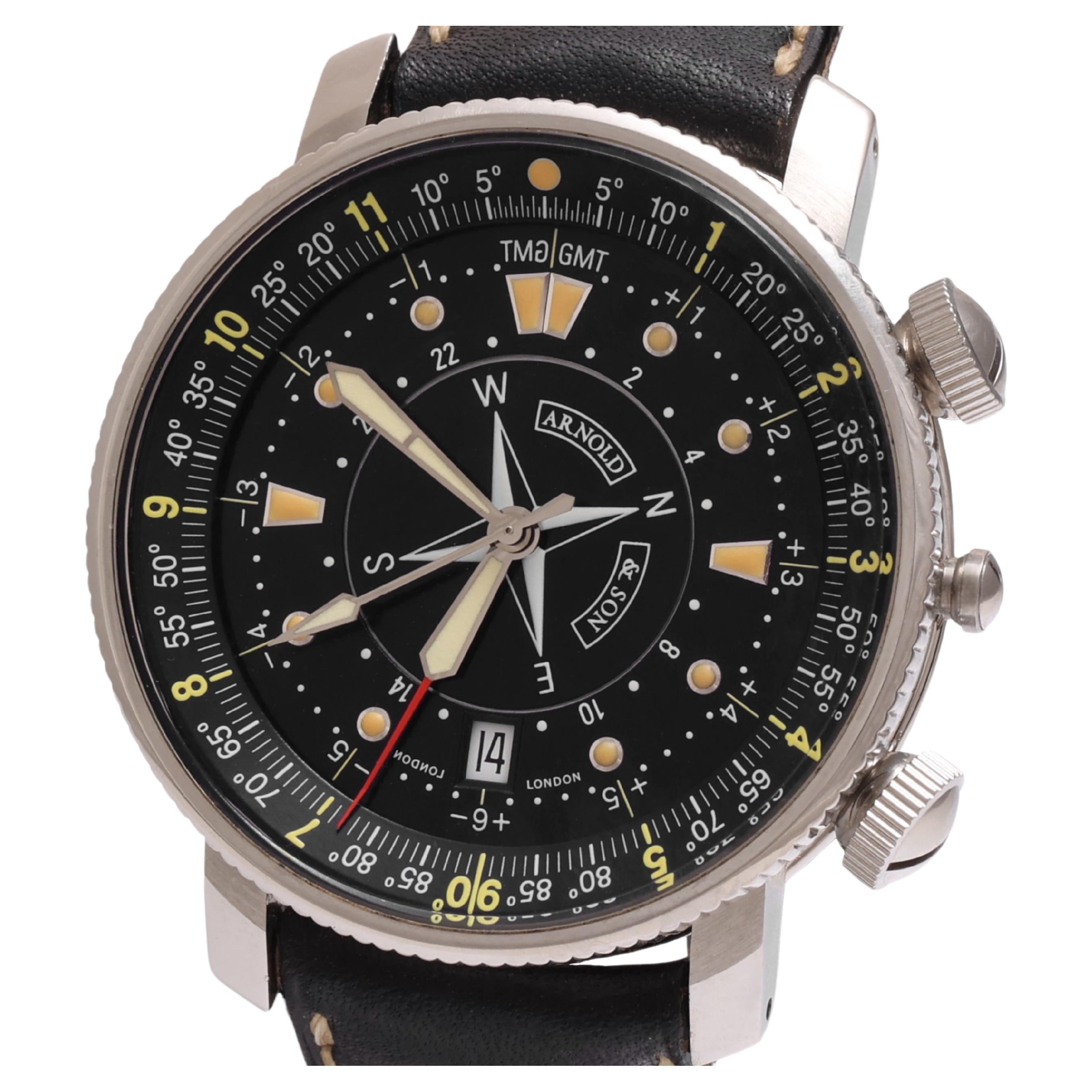 Arnold & Son Longitude Timekeeper Wristwatch, Automatic With Original Box