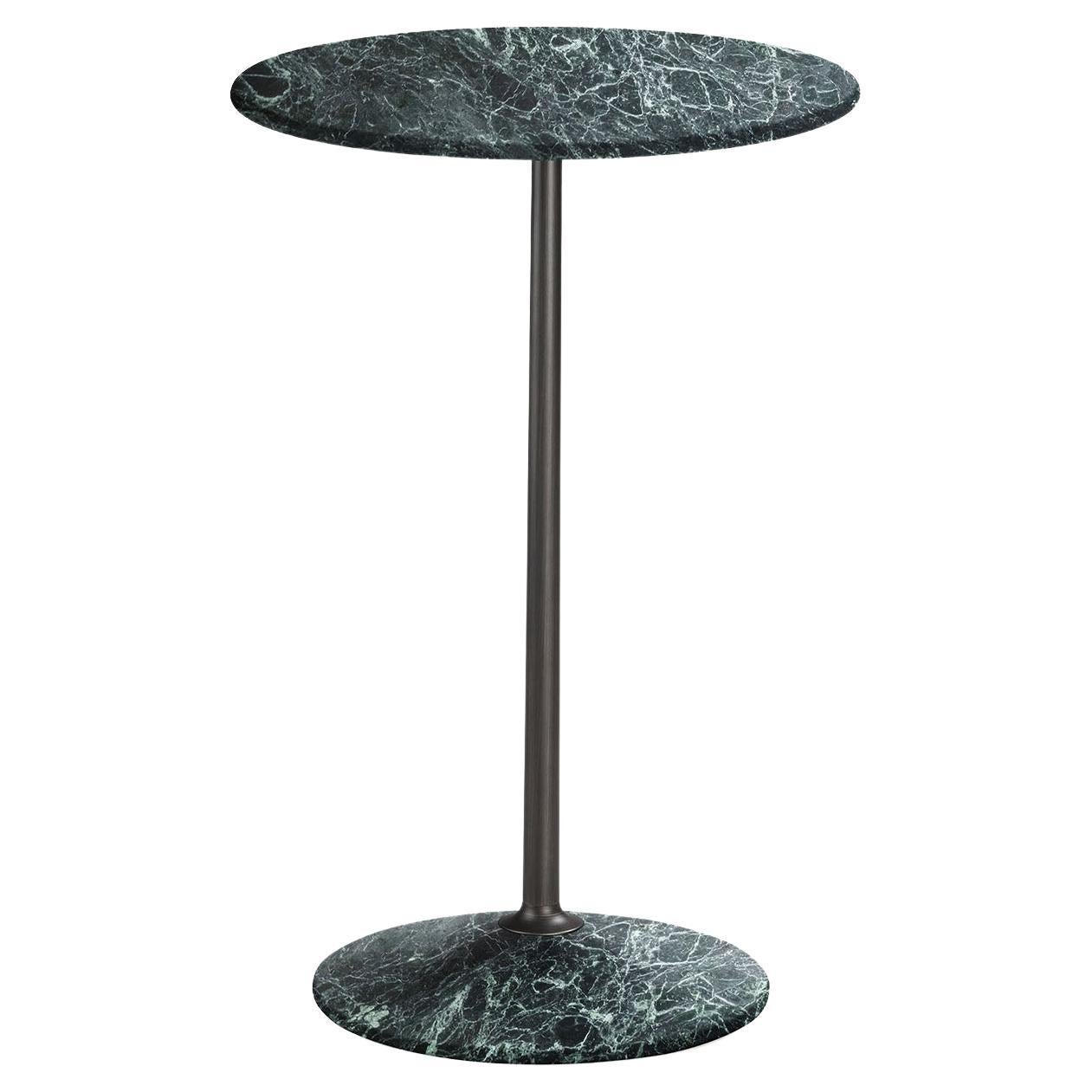 Arnold Tall Green Marble Table For Sale