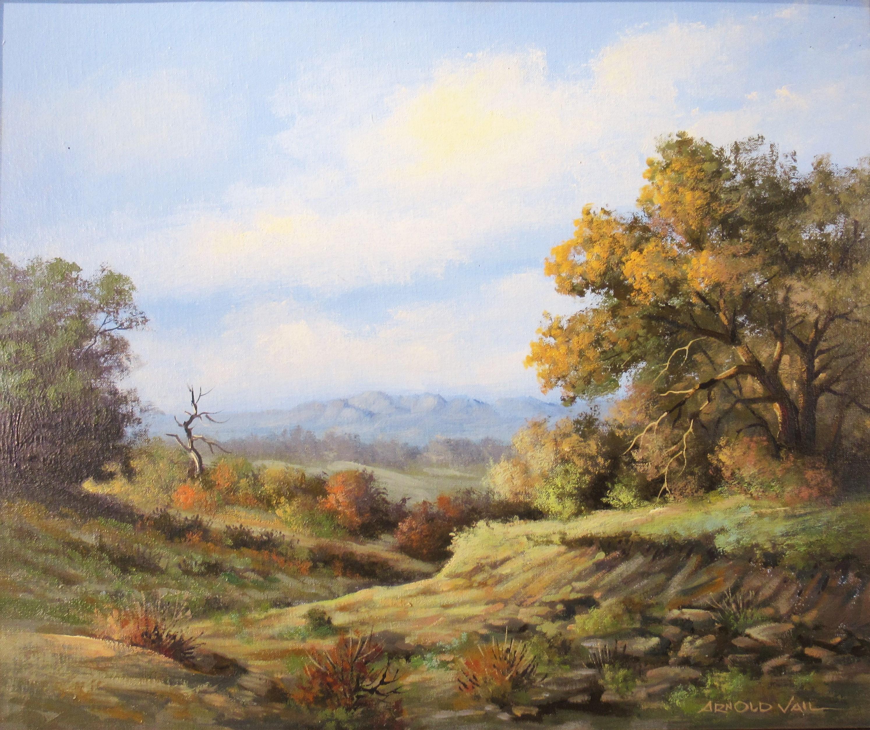 Texas Hill Country - Painting by Arnold Vail