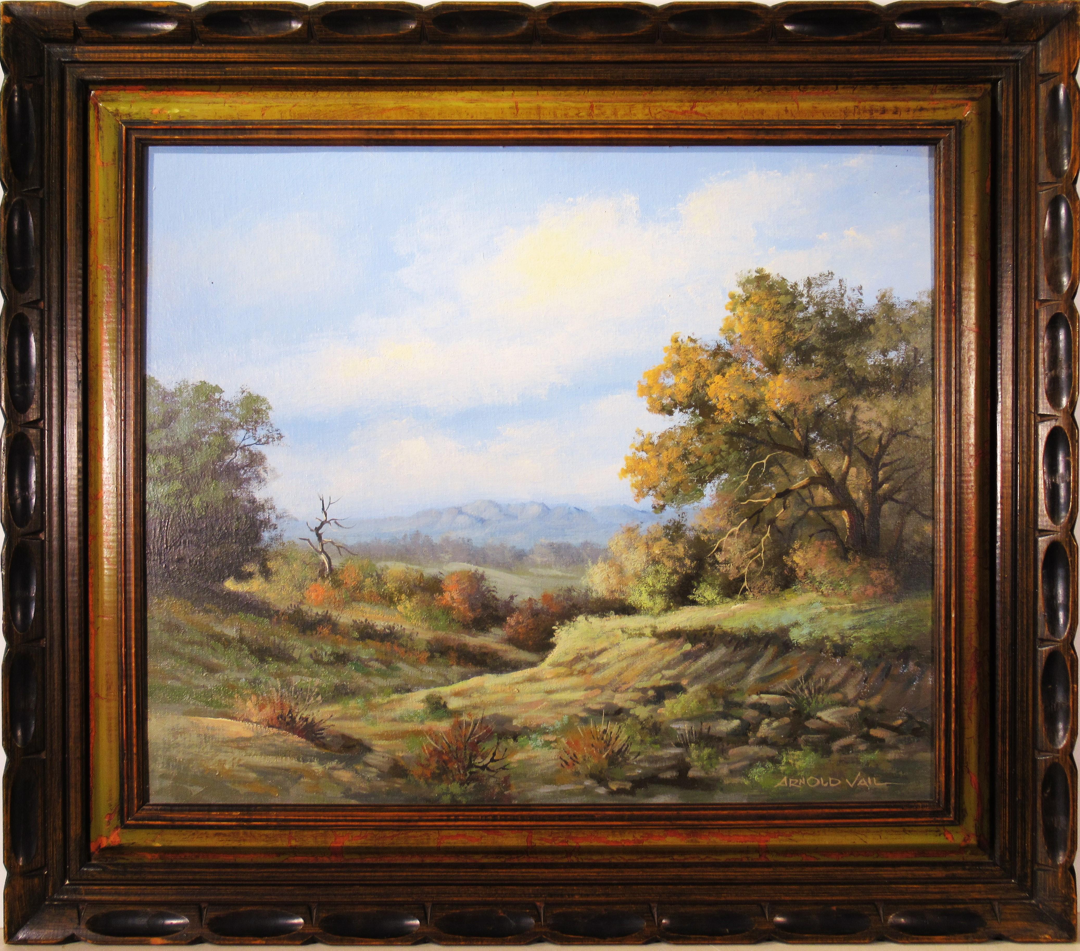 Arnold Vail Figurative Painting - Texas Hill Country