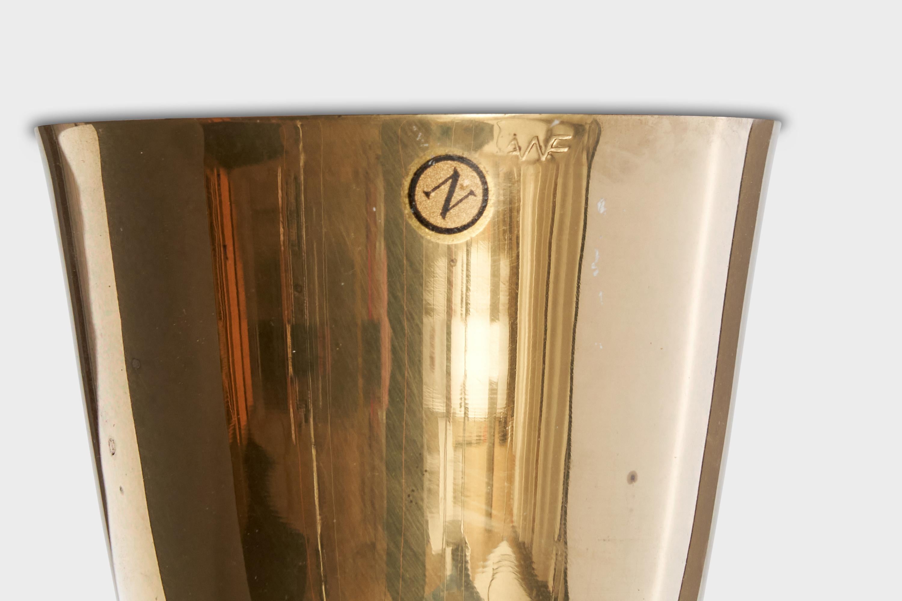 Arnold Wiigs Fabrikker, lustre, laiton, Fabrice, Norvège, années 1950 en vente 3