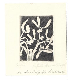 Il Vischio (El Muérdago) - Aguafuerte de Arnoldo Ciarrocchi - Años 60
