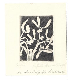 Il Vischio (Mistletoe) - Gravure d'Arnoldo Ciarrocchi - Années 1960