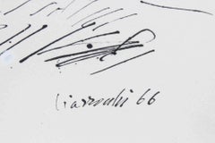 Landscape - Lithograph by Arnoldo Ciarrocchi - 1966