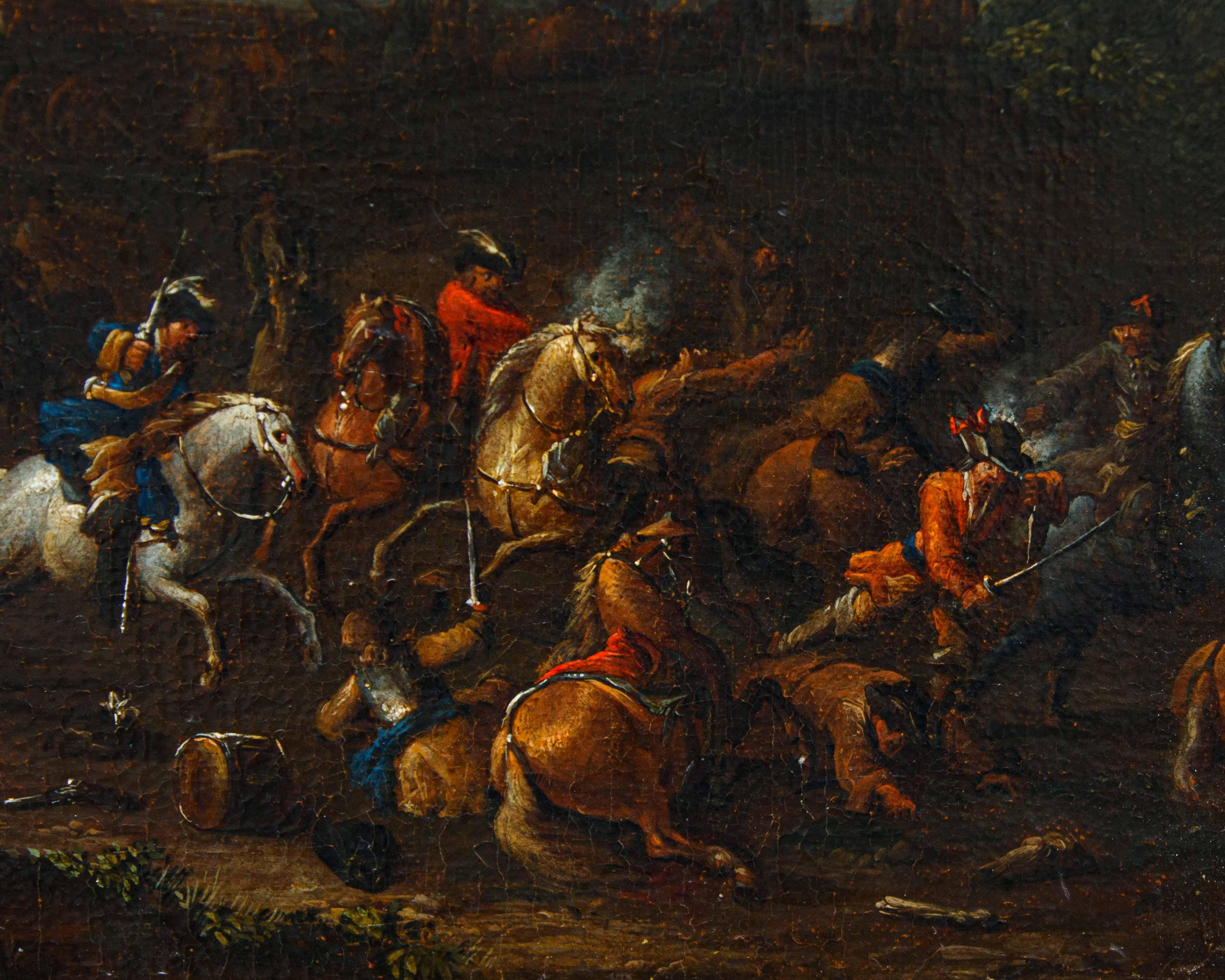 Arnoldo Francesco Rubens (Anversa, 1687-1719), Battaglia con cavalieri in vendita 10