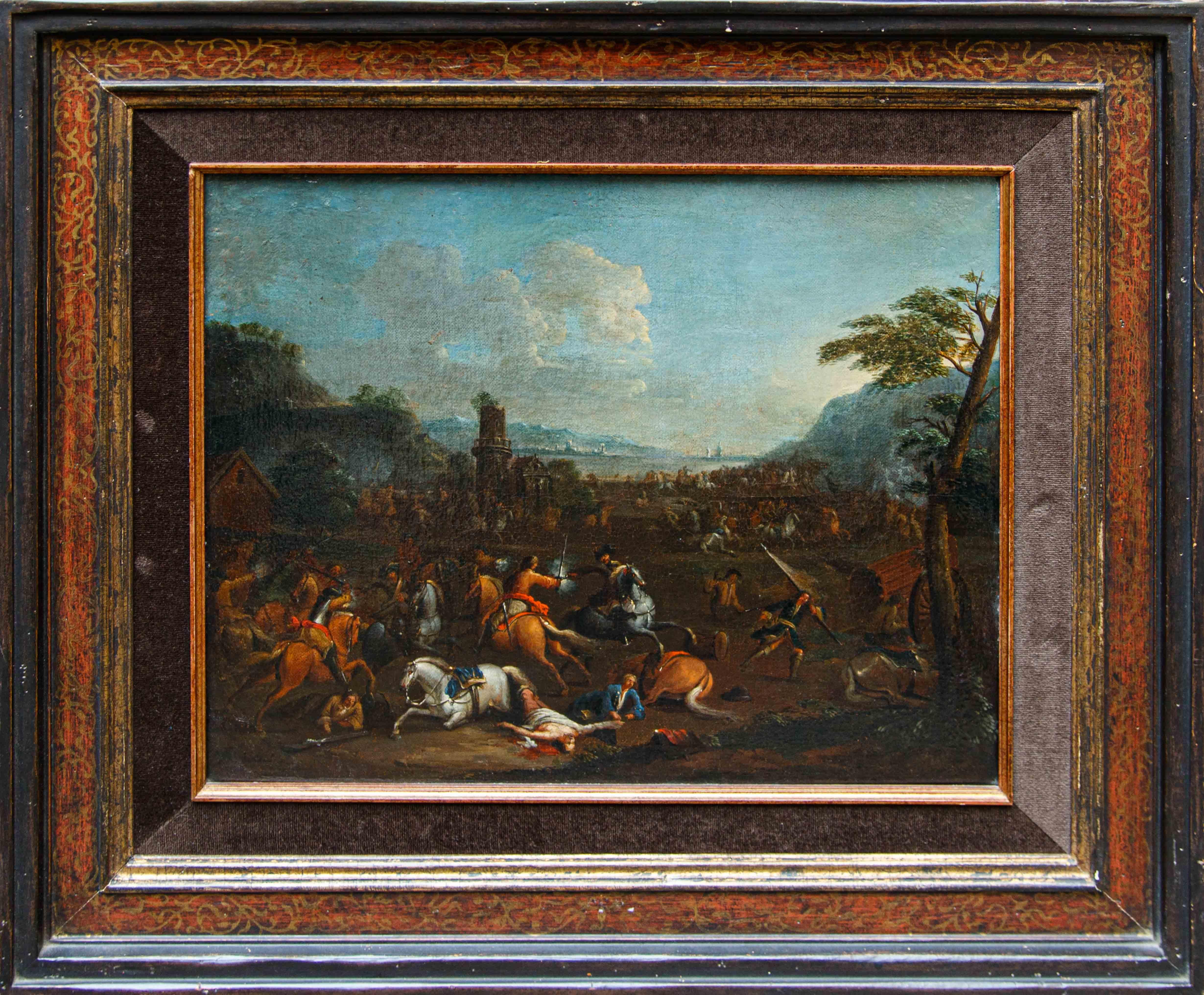 Arnoldo Francesco Rubens (Anversa, 1687-1719), Battaglia con cavalieri in vendita 13