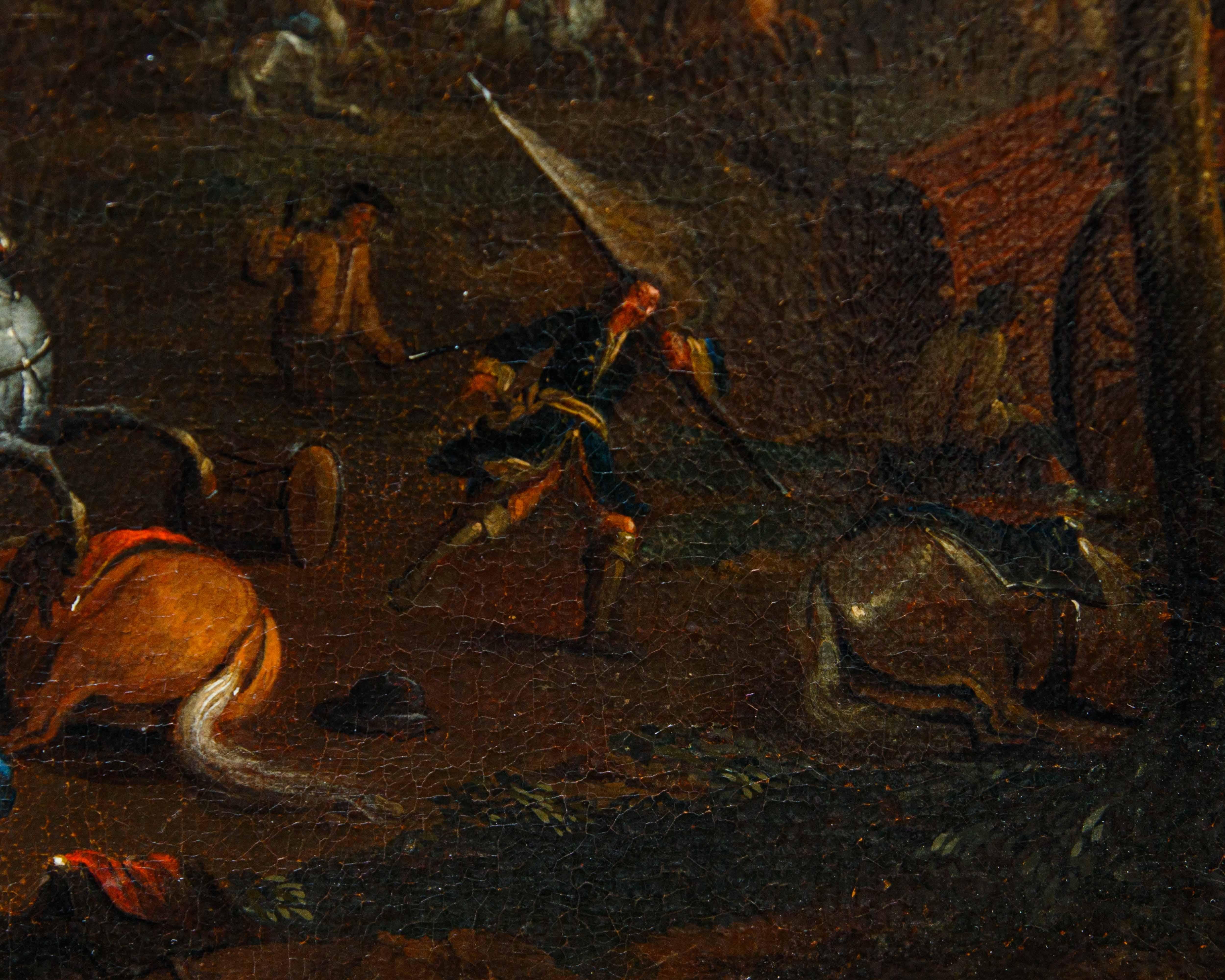 Arnoldo Francesco Rubens (Anversa, 1687-1719), Battaglia con cavalieri in vendita 17