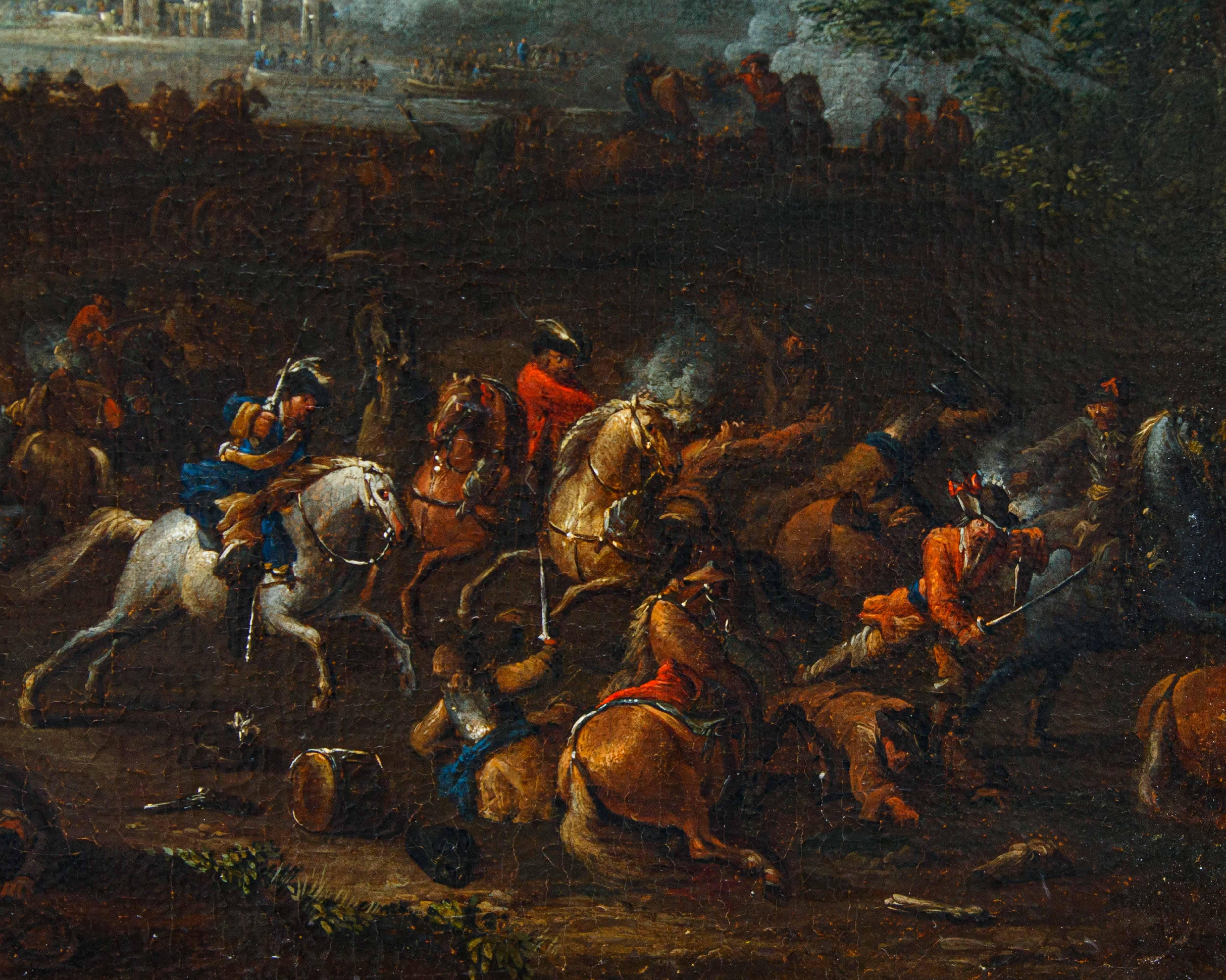 Arnoldo Francesco Rubens (Anversa, 1687-1719), Battaglia con cavalieri in vendita 3