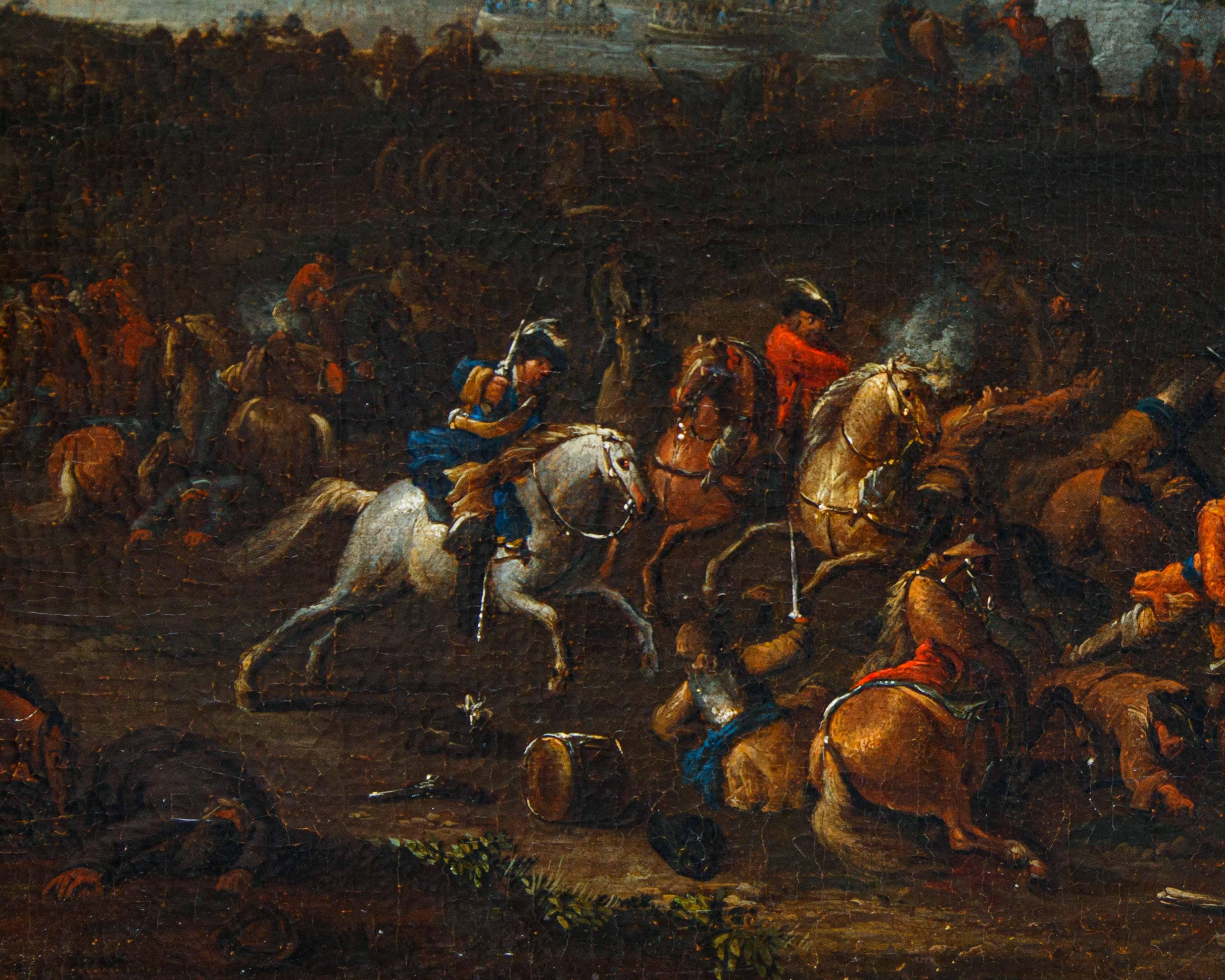 Arnoldo Francesco Rubens (Anversa, 1687-1719), Battaglia con cavalieri in vendita 5