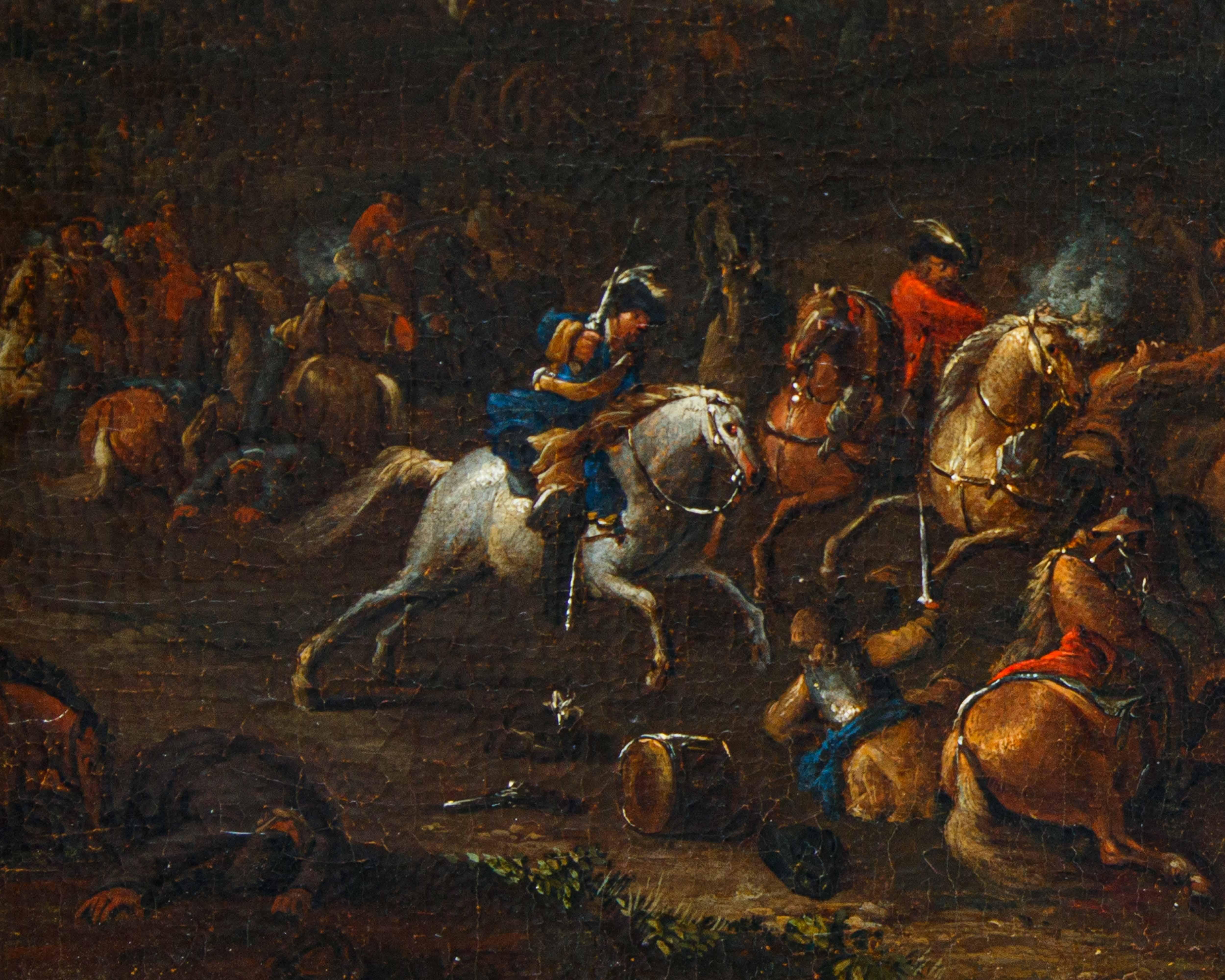 Arnoldo Francesco Rubens (Anversa, 1687-1719), Battaglia con cavalieri in vendita 6