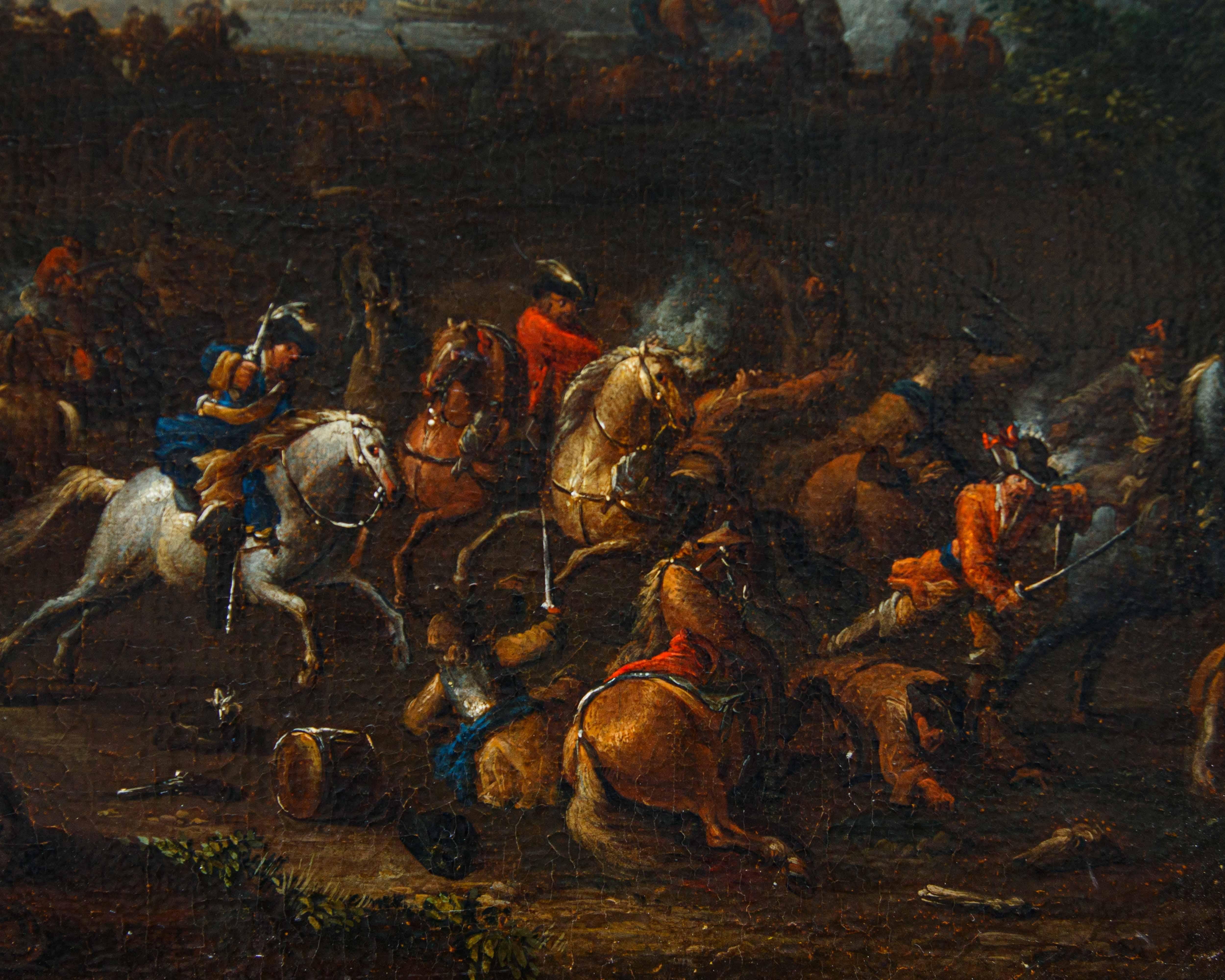 Arnoldo Francesco Rubens (Anversa, 1687-1719), Battaglia con cavalieri in vendita 7