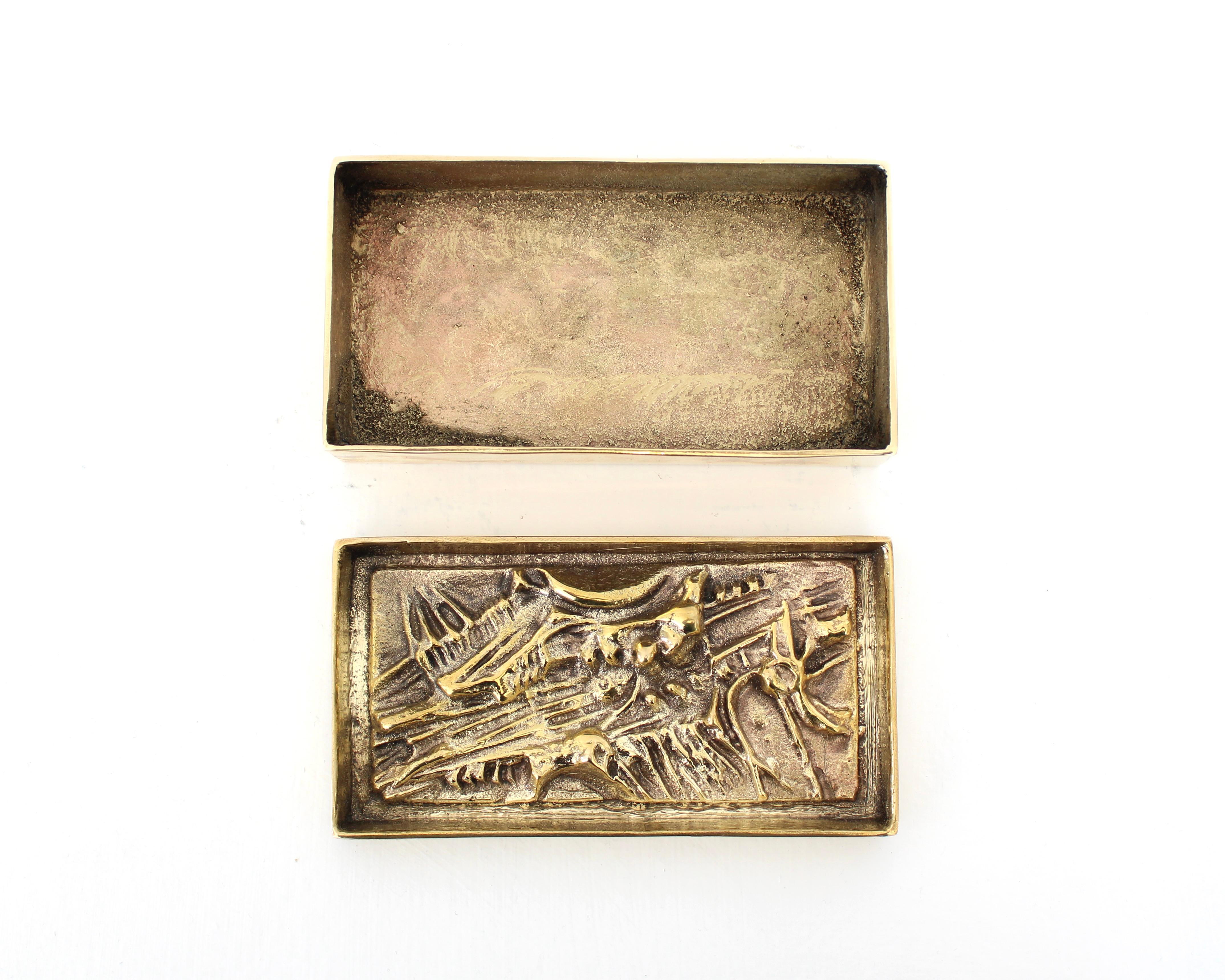 Sculpture de boîte sculpturale en bronze coulé Arnoldo Pomodoro en vente 1