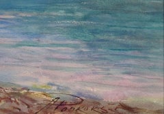 River. Paper, watercolor, 35x48 cm