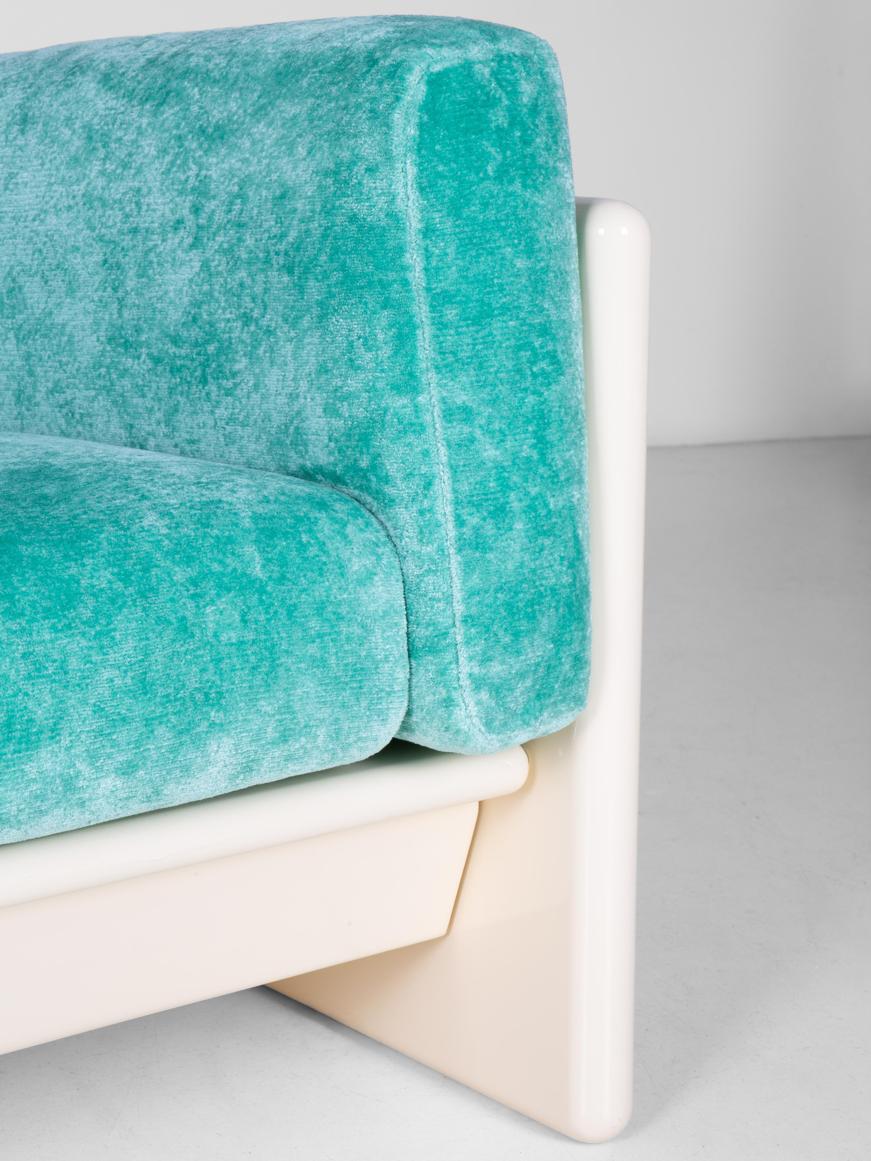 Sofá Arnolfo de 3 plazas de Ufficio Progetti Gavina, Simon International 1971 en venta 3