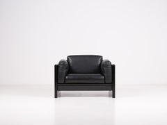 Arnolfo armchair in leather by Ufficio Progetti Gavina, 1971