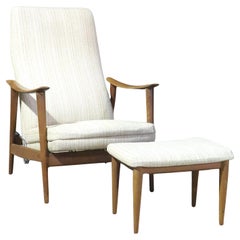 Arnt Lande for Westnofa Recliner & Ottoman