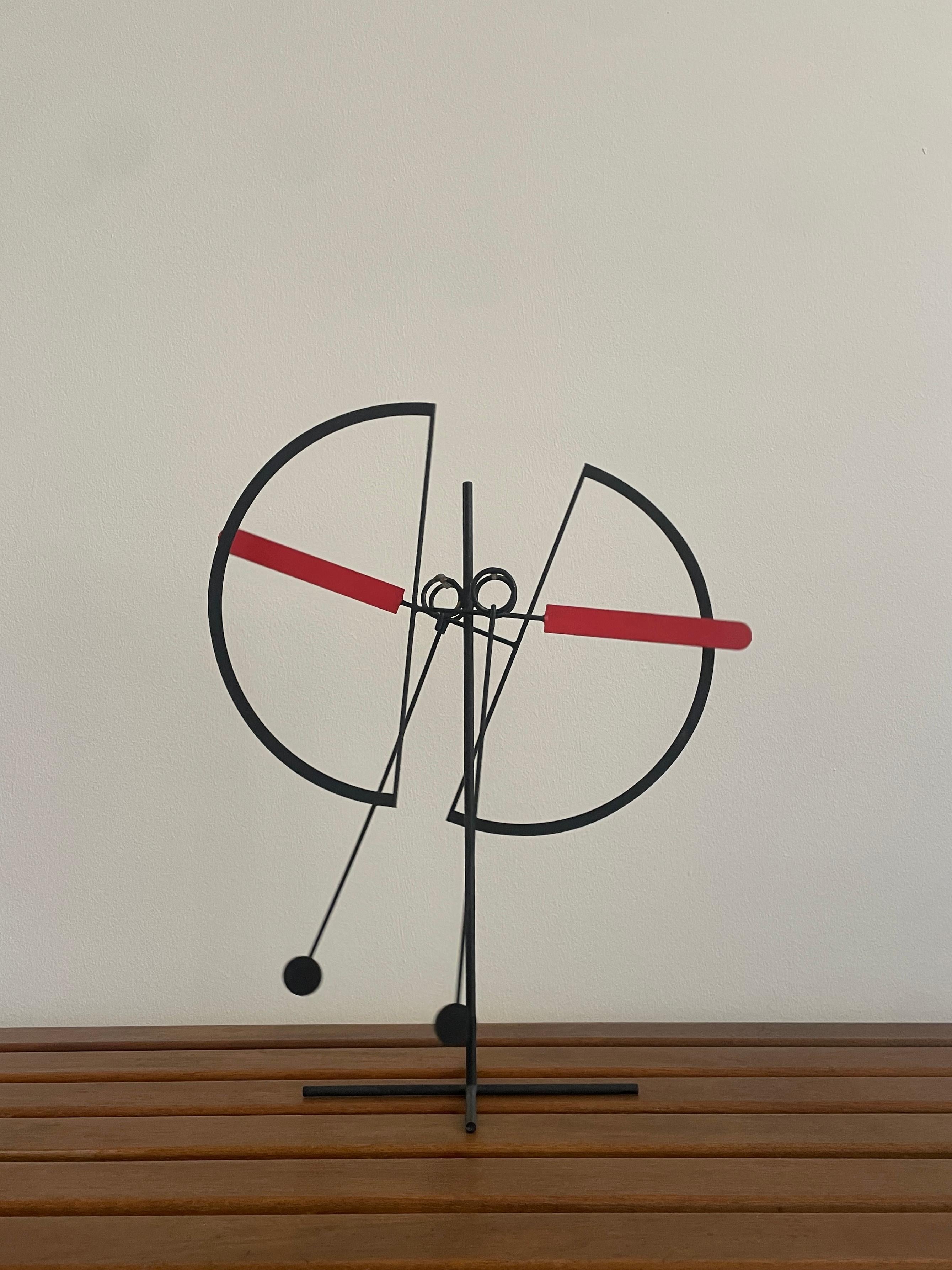ARNULF HOFFMANN mobile / stabile / pendulum 1970 signed and numbered For Sale 3