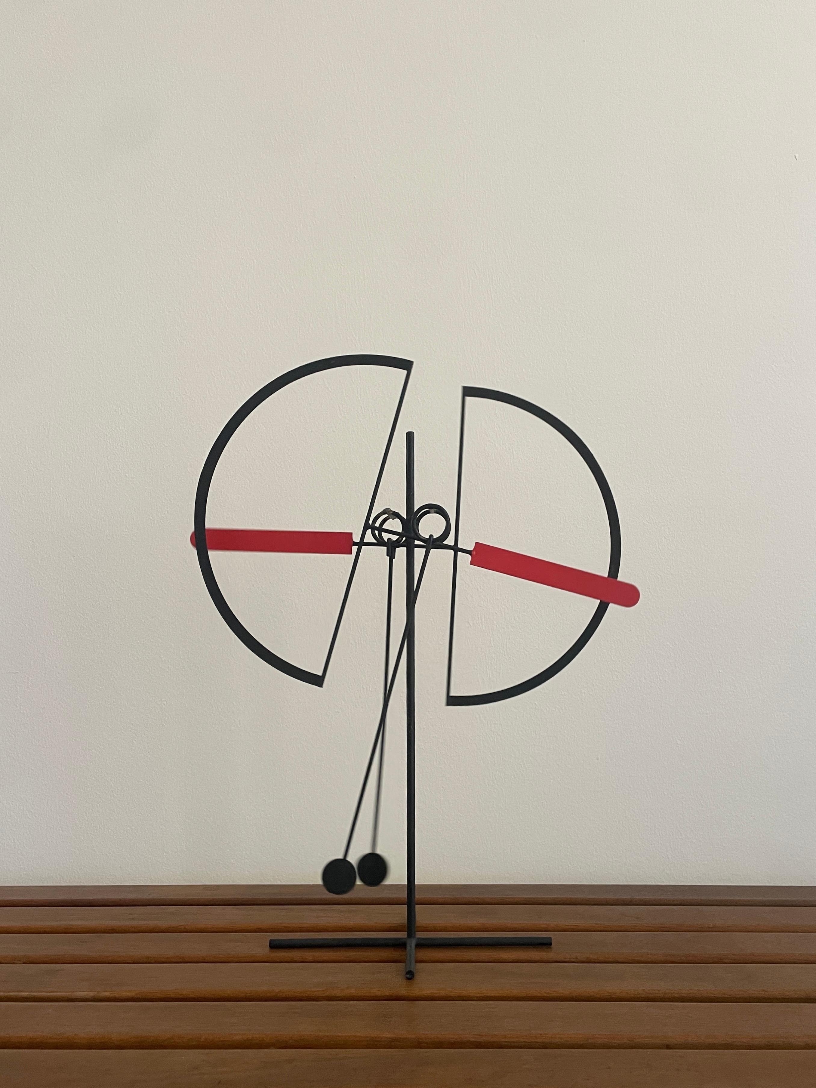 ARNULF HOFFMANN mobile / stabile / pendulum 1970 signed and numbered For Sale 4