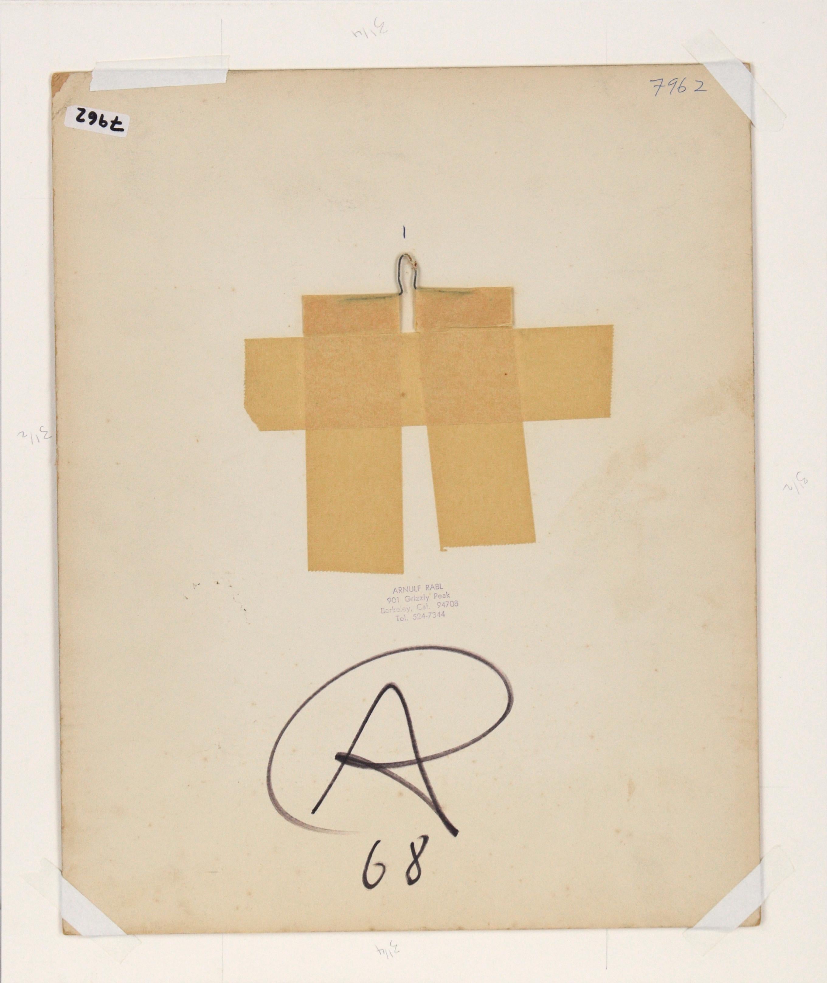 Sepiafarbene getönte Fotografie - Porträt von Ruth - Berkeley 1968 (Realismus), Photograph, von Arnulf Rabl