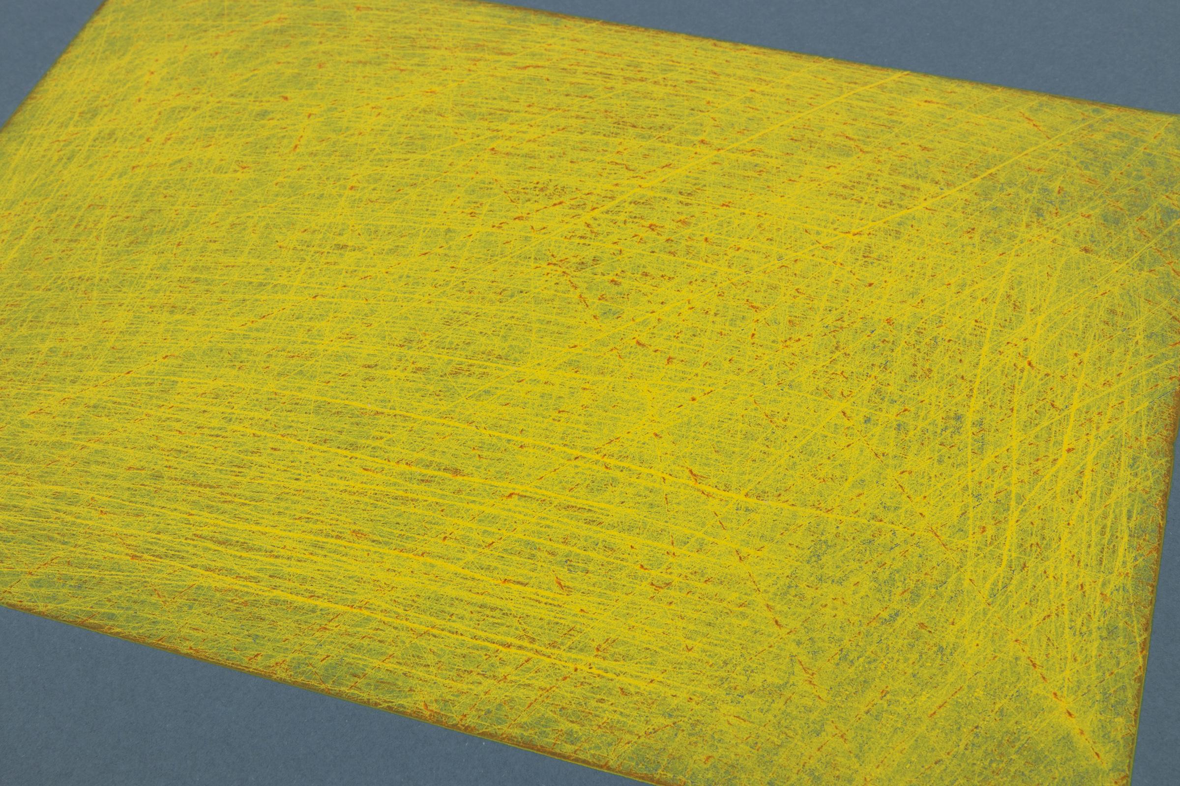 Arnulf Rainer, Gelbes Meer – 1997, signierte Radierung, Abstrakter Druck 2