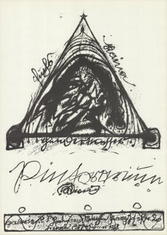 Arnulf Rainer 'Pintorarium' 1967- Lithograph