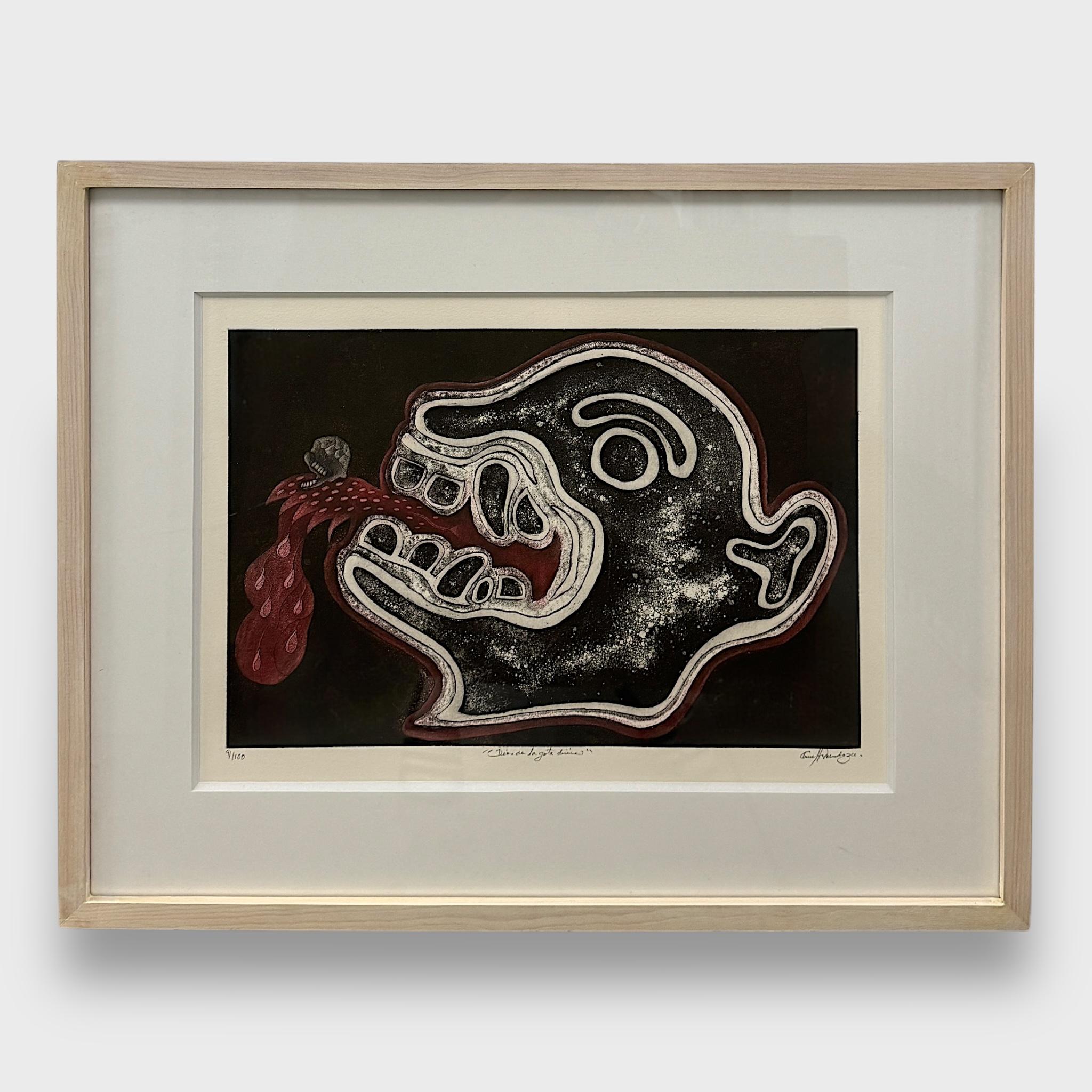 GOD OF DIVINE DROP 91/100 - Print by Arnulfo Mendoza Ruíz