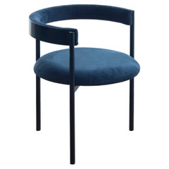 Chaise Aro, Bleu foncé par Ries