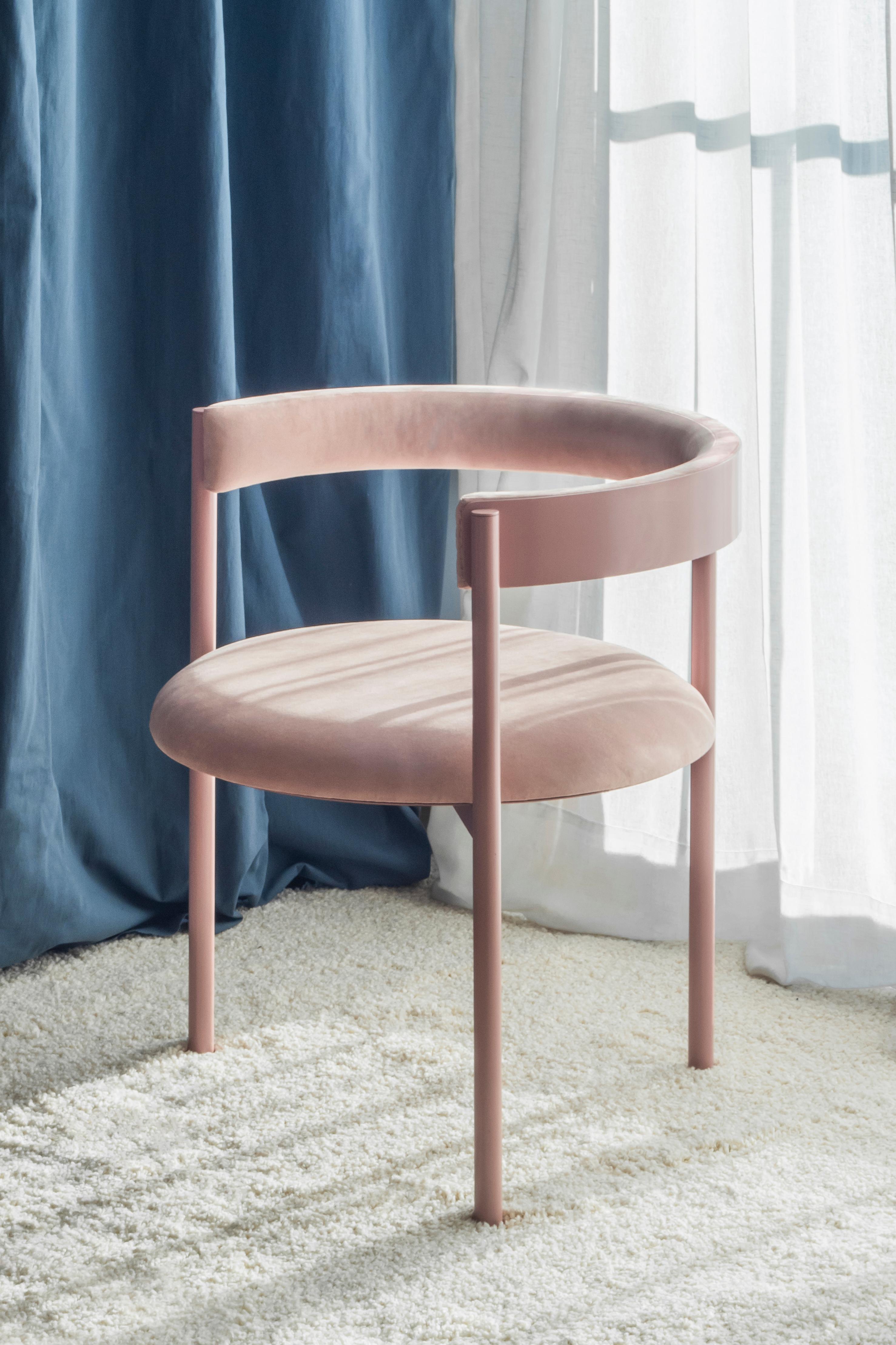 Aro Chair, Pink by Ries In New Condition For Sale In Geneve, CH