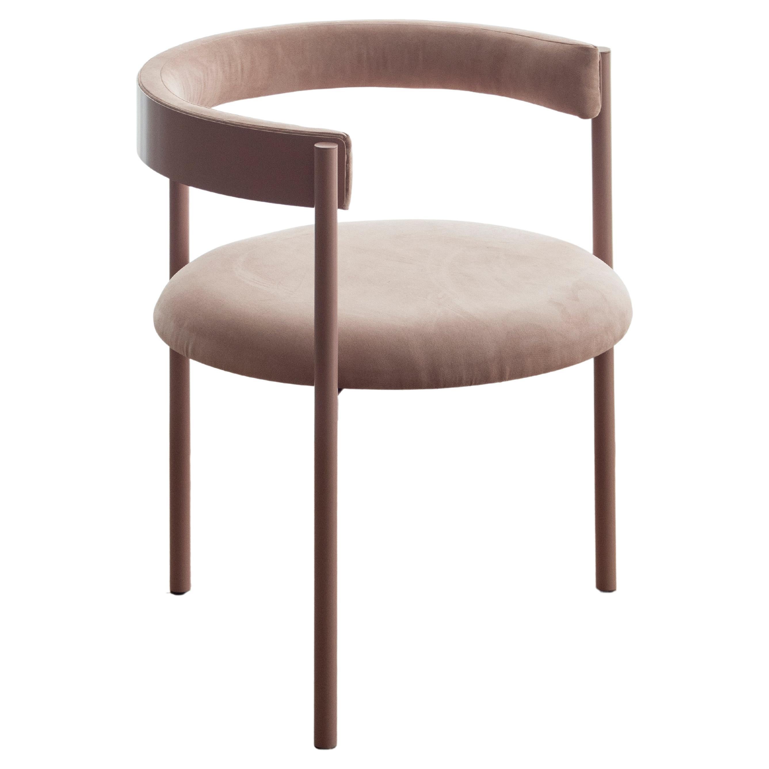 Chaise Aro, rose par Ries en vente