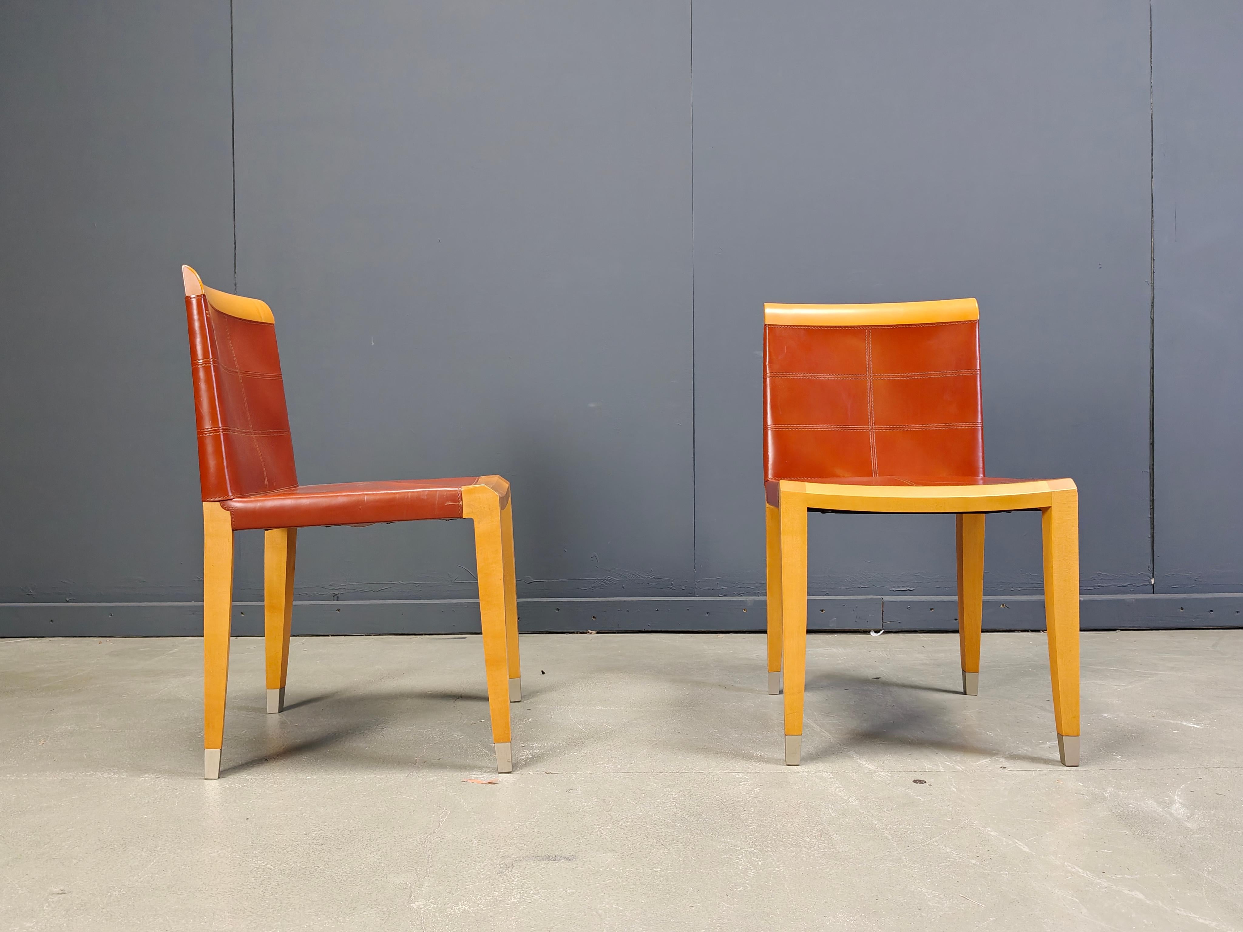 Mid-Century moderno Sedie da pranzo Aro di Chi Wing Lo Chairs per Giorgetti, Italia - set da 6 in vendita