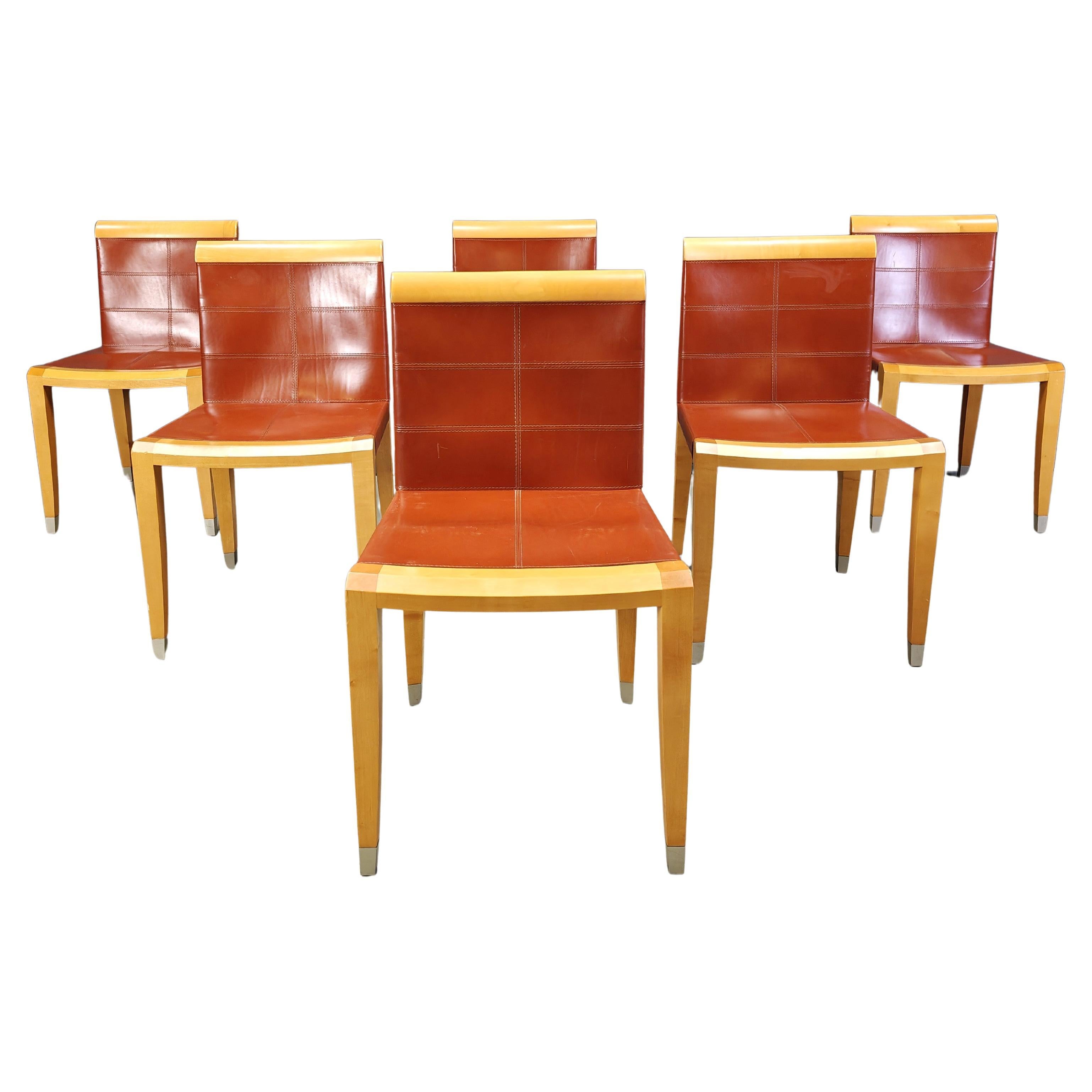 Sedie da pranzo Aro di Chi Wing Lo Chairs per Giorgetti, Italia - set da 6 in vendita