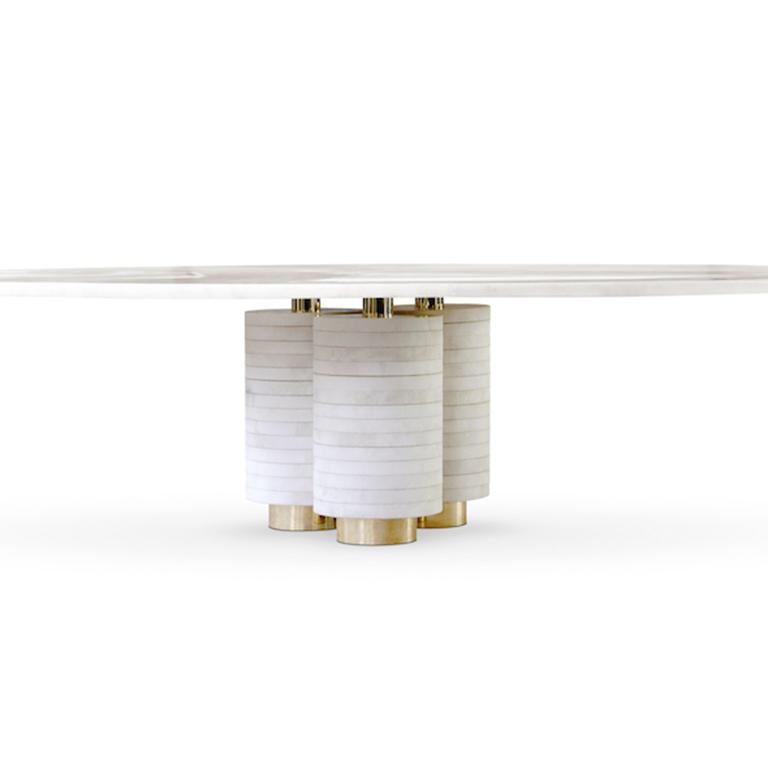 Post-Modern Aro Marble Coffee Table by Atra Design For Sale