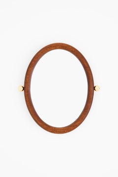 Aro Oval Mirror 55 by Leandro Garcia Contemporary Brazil Design