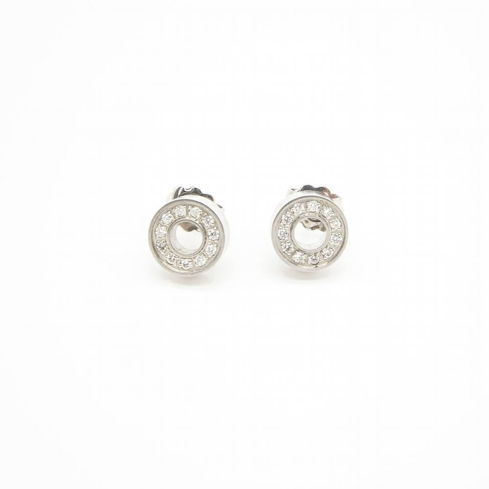 ARO Steel and Diamond Earrings In New Condition For Sale In Barcelona, CT