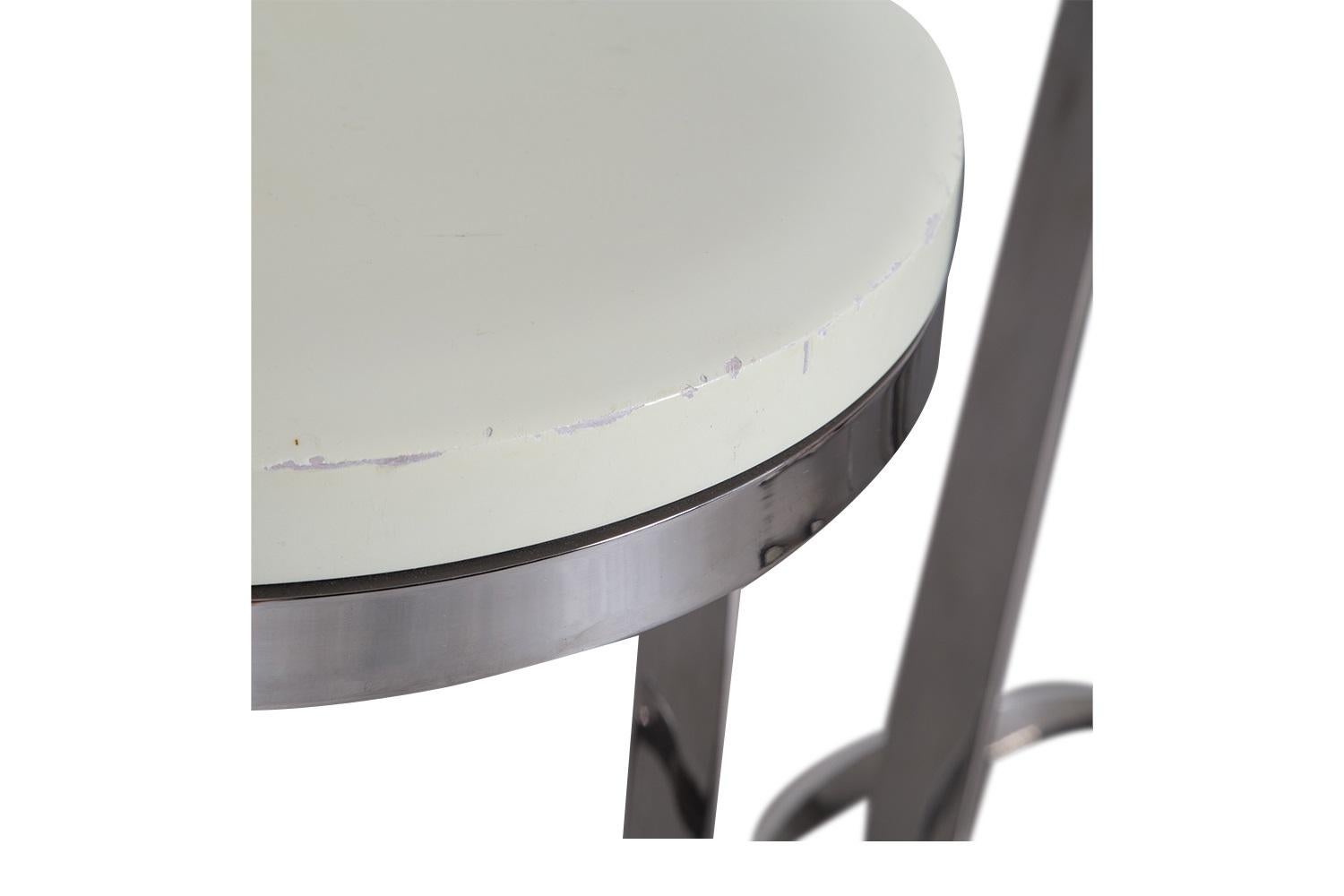 Aro Swivel Bar Stools Four by Lievore Altherr Molina for Bernhardt Design For Sale 3