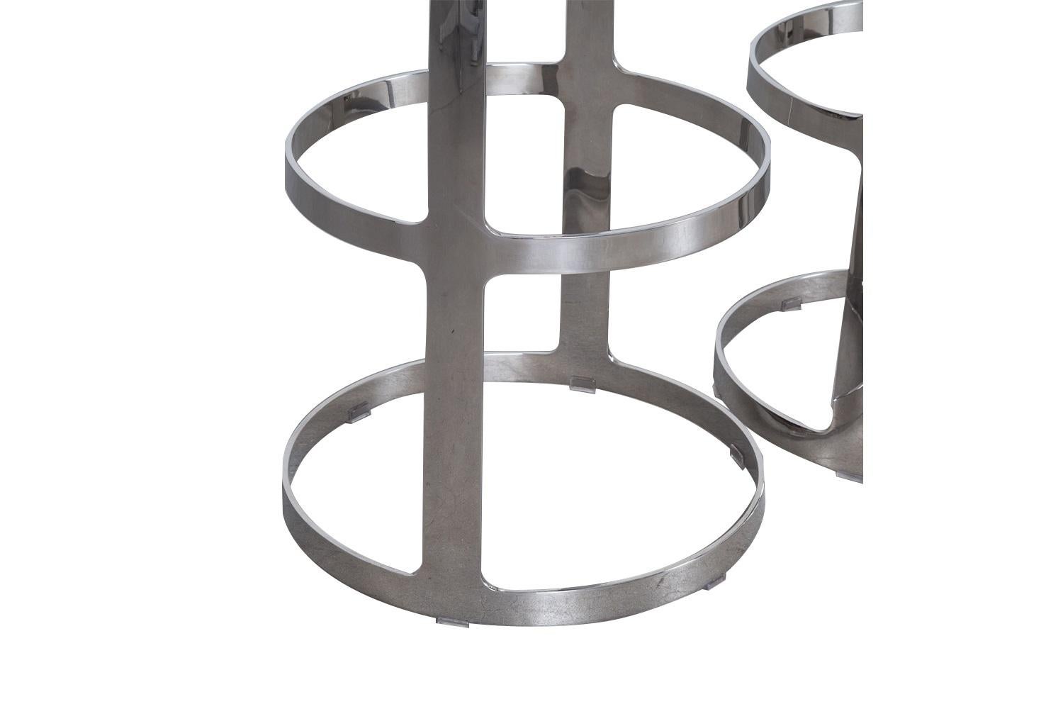 American Aro Swivel Bar Stools Four by Lievore Altherr Molina for Bernhardt Design For Sale