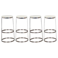 Taburetes de bar giratorios Aro Four de Lievore Altherr Molina para Bernhardt Design