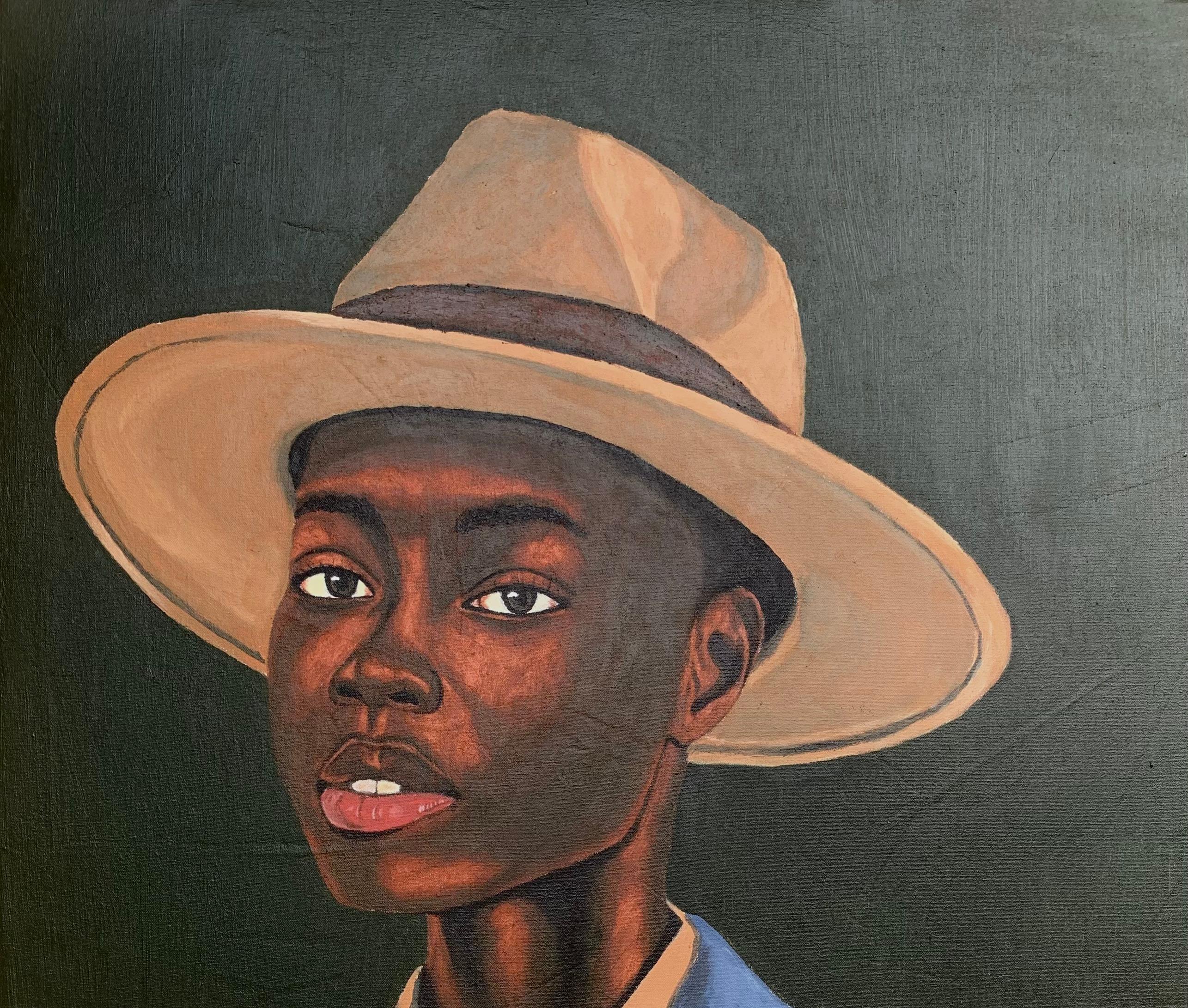 Selbstliebe (Zeitgenössisch), Painting, von Arobieke Tomiwa